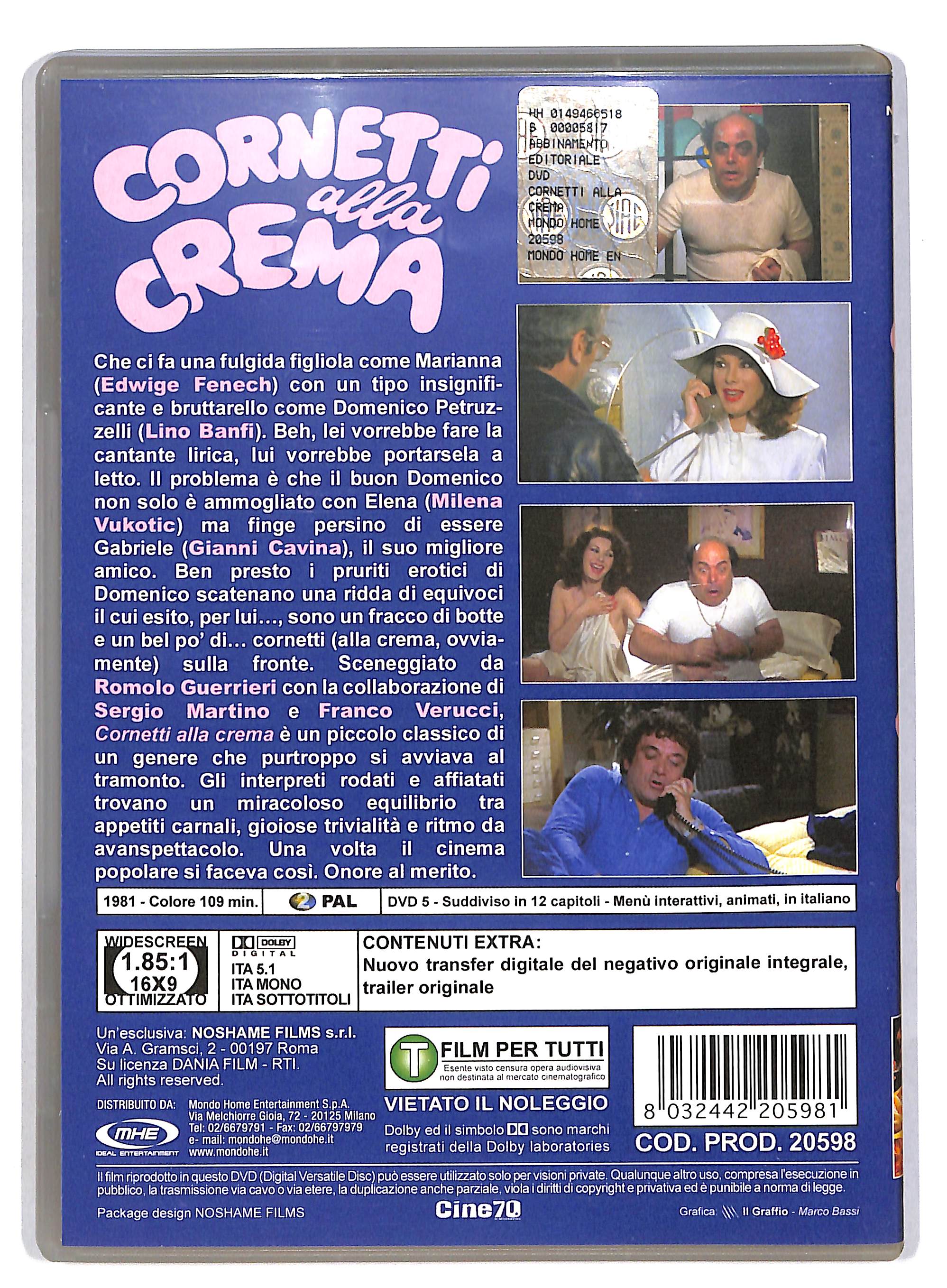 EBOND Cornetti Alla Crema DVD DB713928 - Image 2