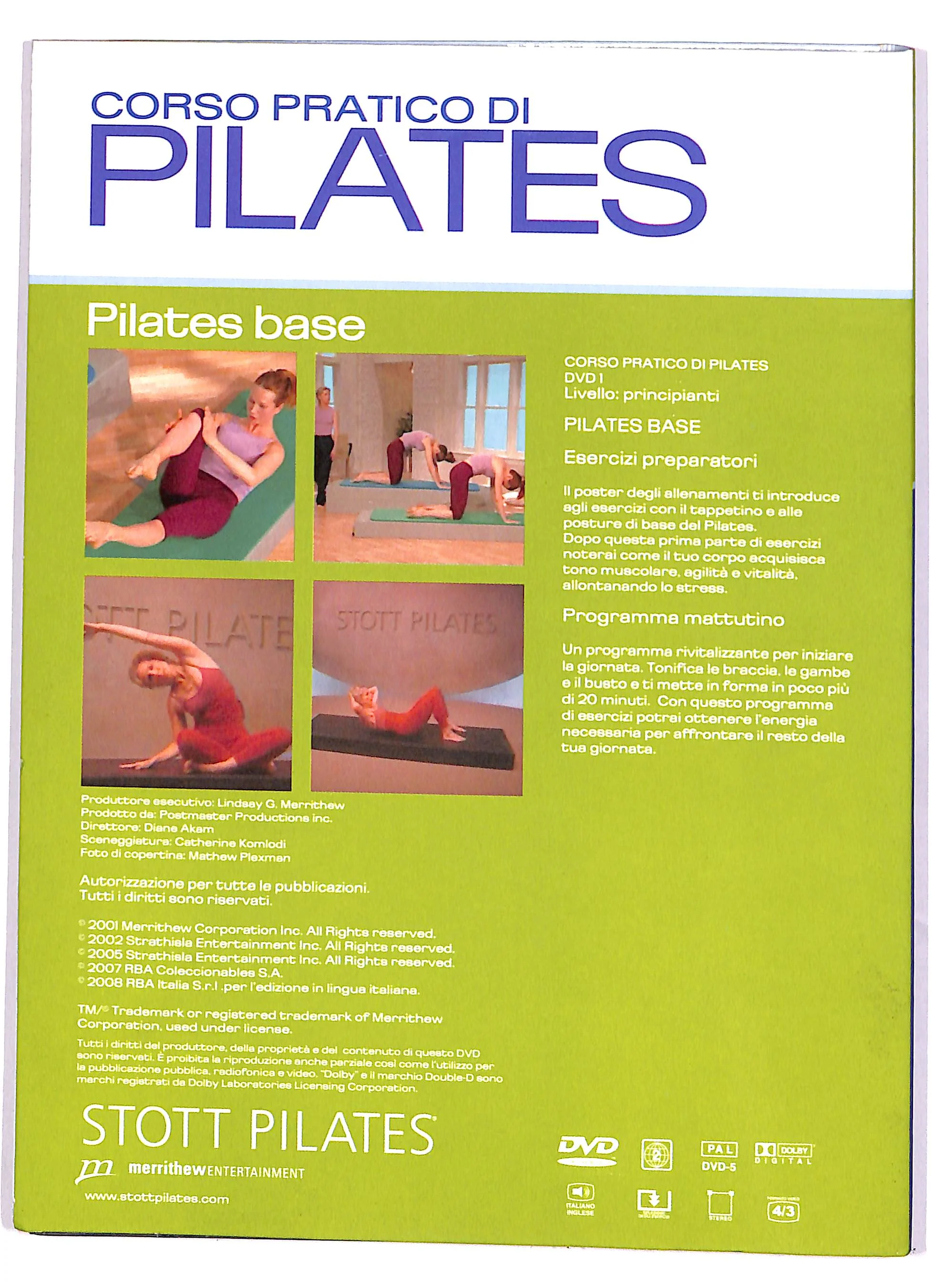 EBOND Corso pratico di Pilates Vol.1 - Pilates base EDITORIALE DVD DB696115 - Image 2