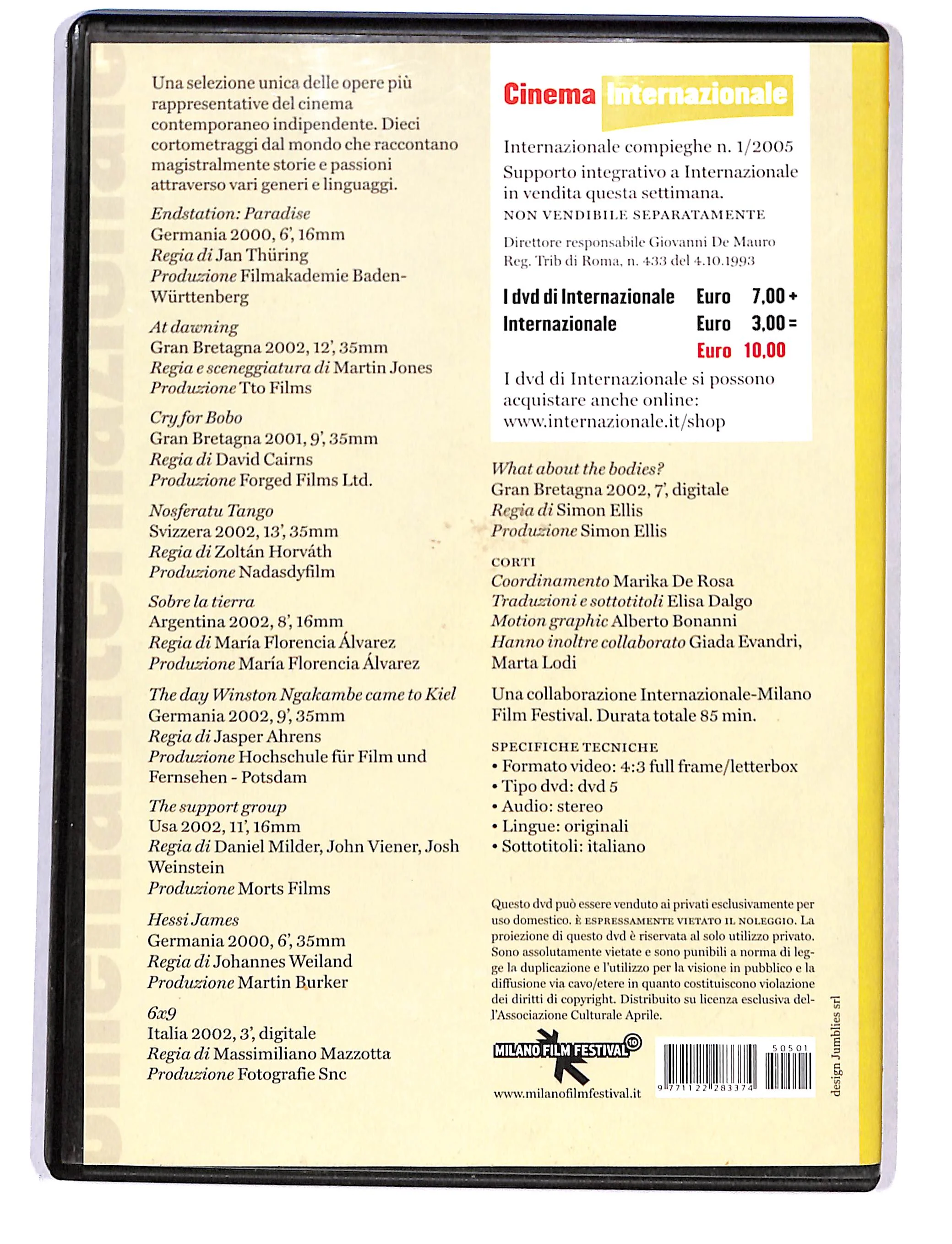 EBOND Corti EDITORIALE DVD DB754614 - Image 2