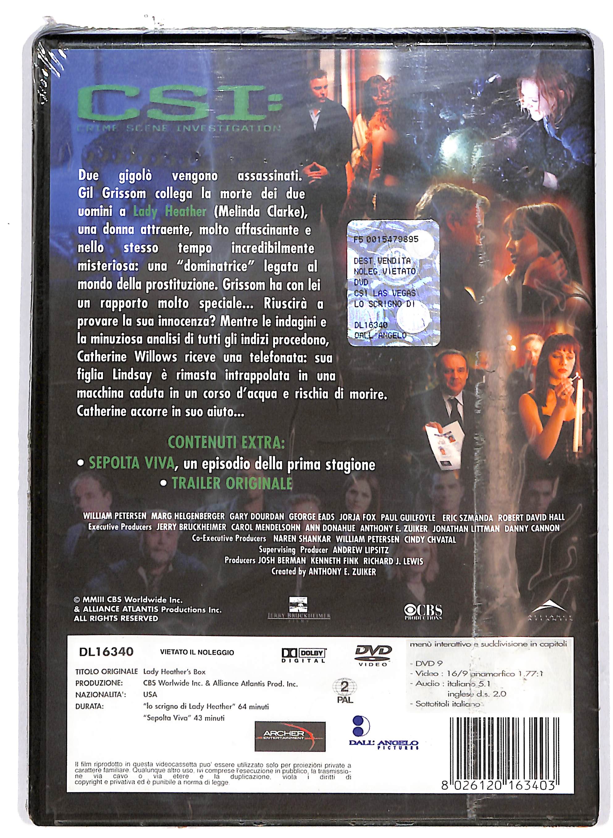 EBOND CSI Crime Scene Investigation Il film DVD DB712637 - Image 2