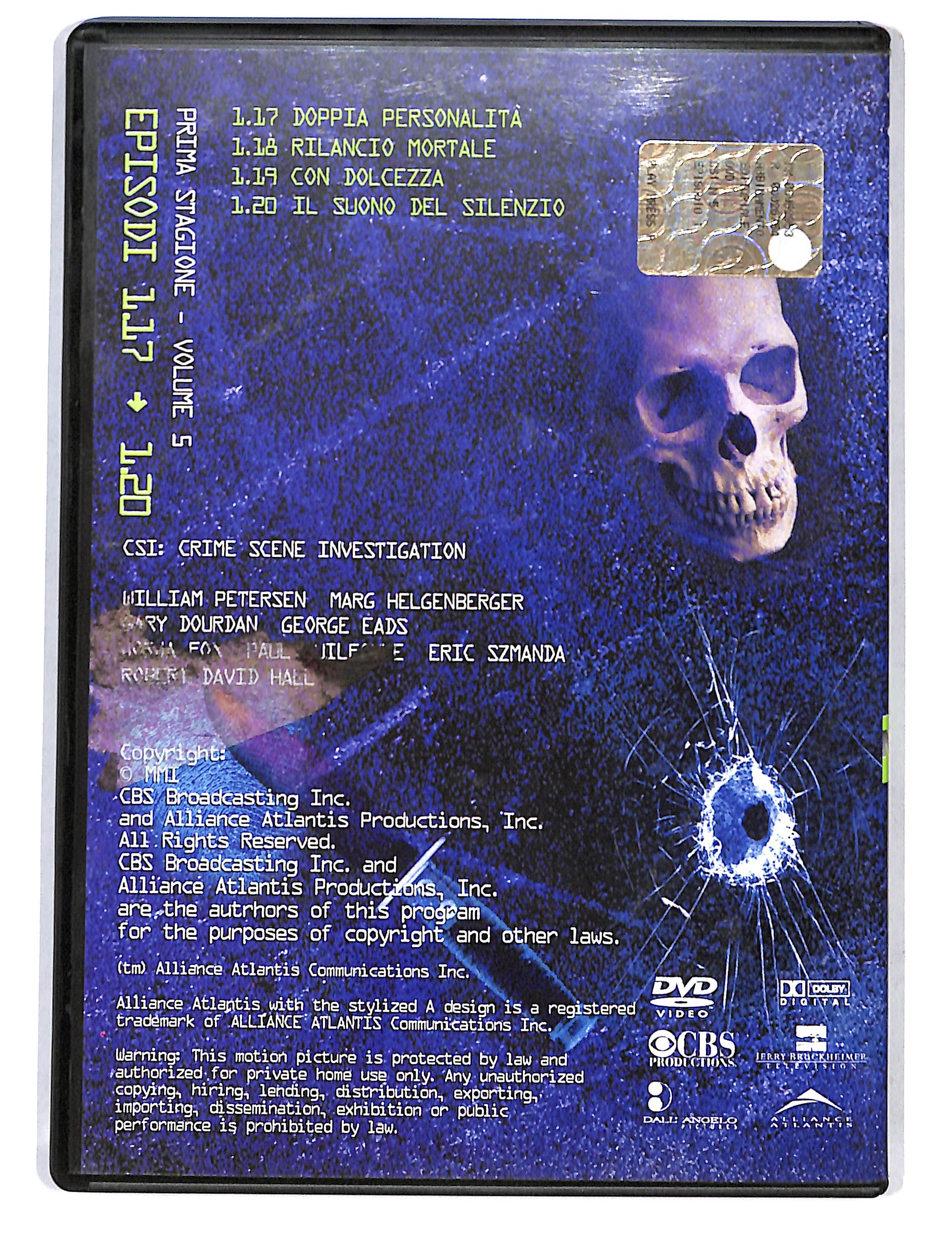 EBOND CSI prima stagione vol.5 episodi 1.17-1.20 DVD DB670166 - Image 2