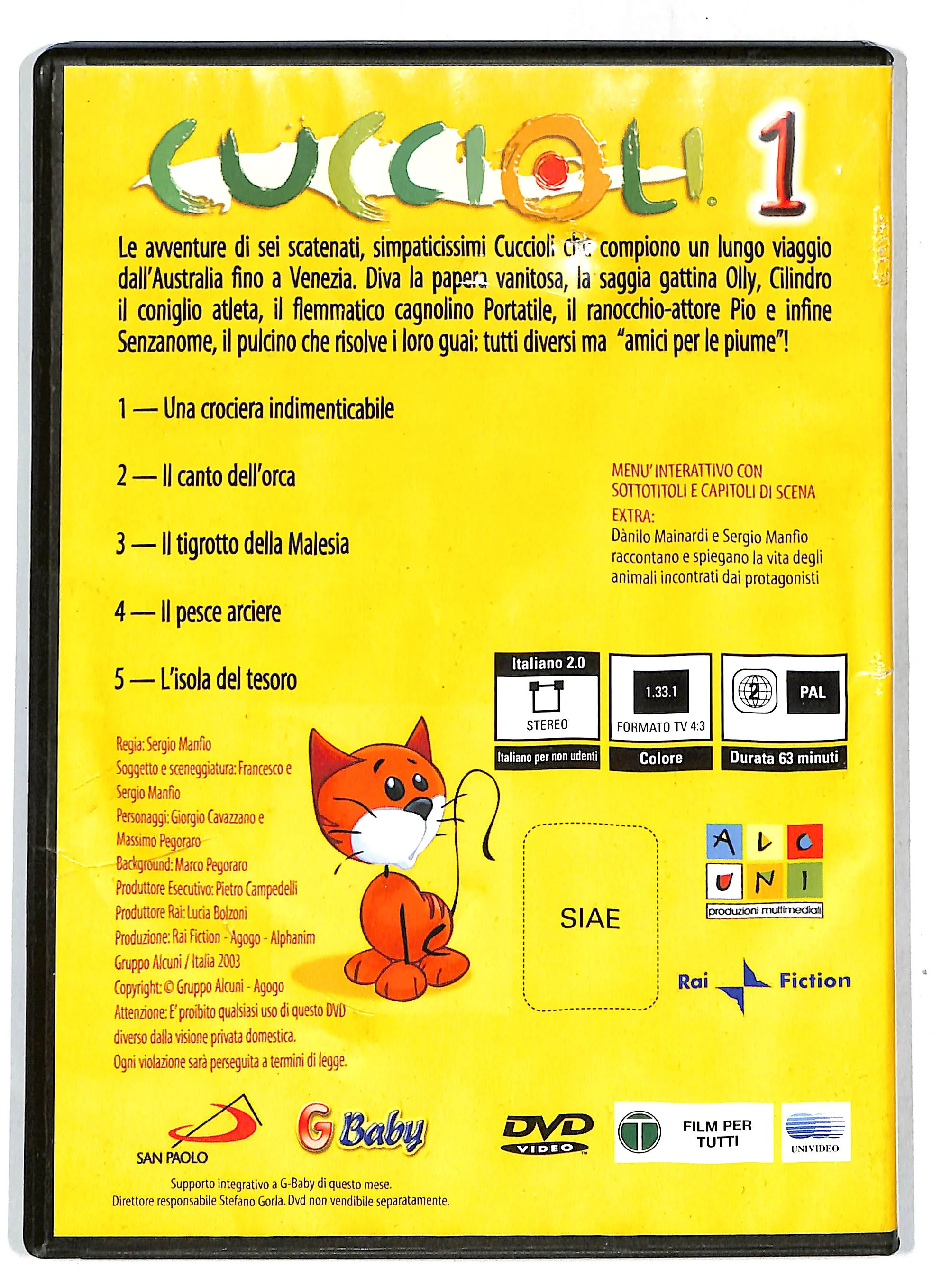 EBOND Cuccioli 1 EDITORIALE DVD DB709314 - Image 2