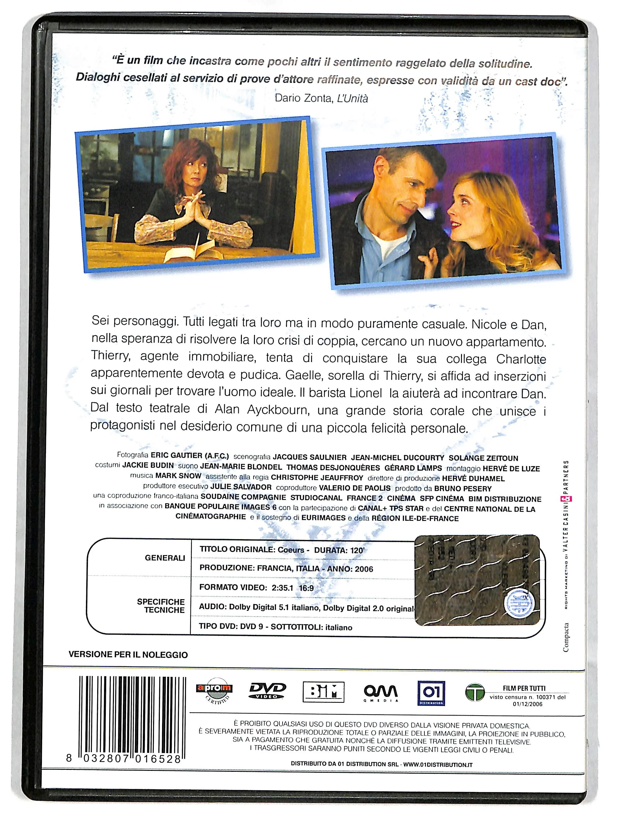 EBOND Cuori (film) Noleggio DVD DB732615 - Image 2