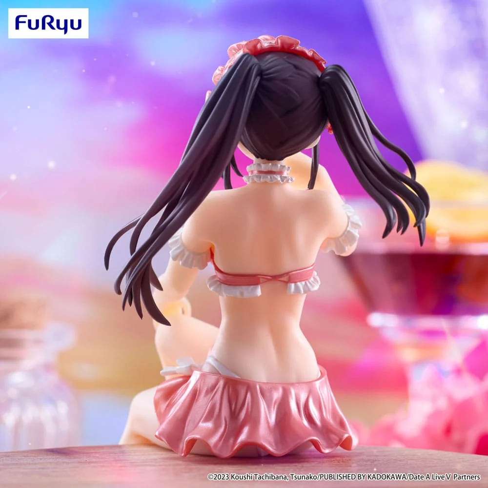 Date A Live V Noodle Stopper PVC Statue Kurumi Tokisaki Swimsuit Pastel Red Color Ver. 15 cm - Image 2
