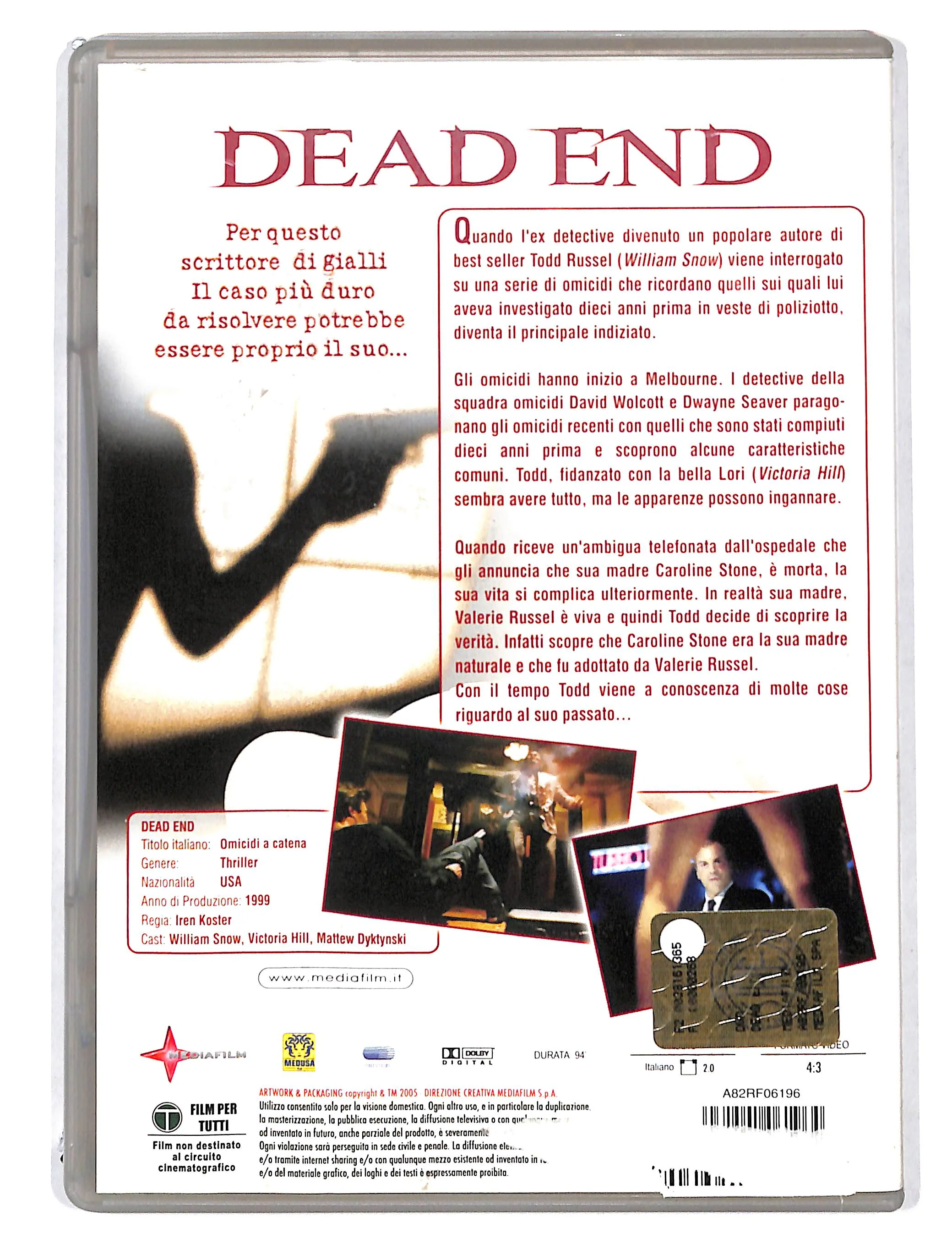 EBOND Dead End NOLEGGIO DVD DB695361 - Image 2