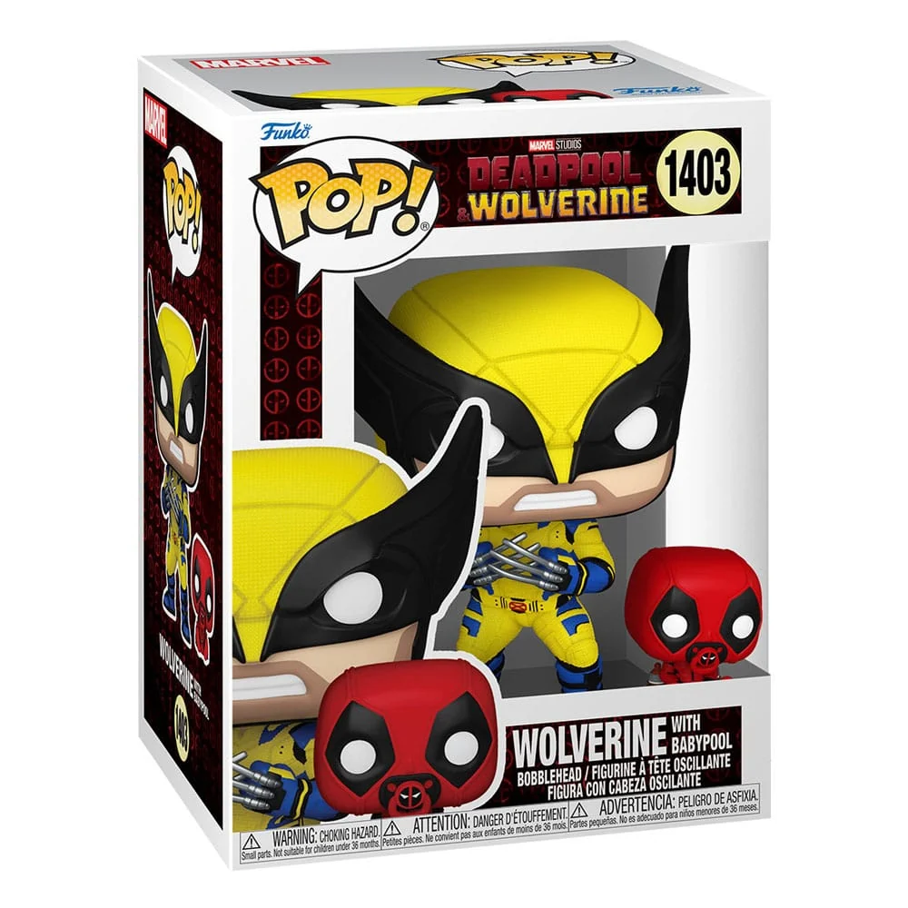 DEADPOOL 3 POP & BUDDY! VINYL FIGURE WOLVERINE W/ BABYPOOL 9 CM P038935 - Image 2