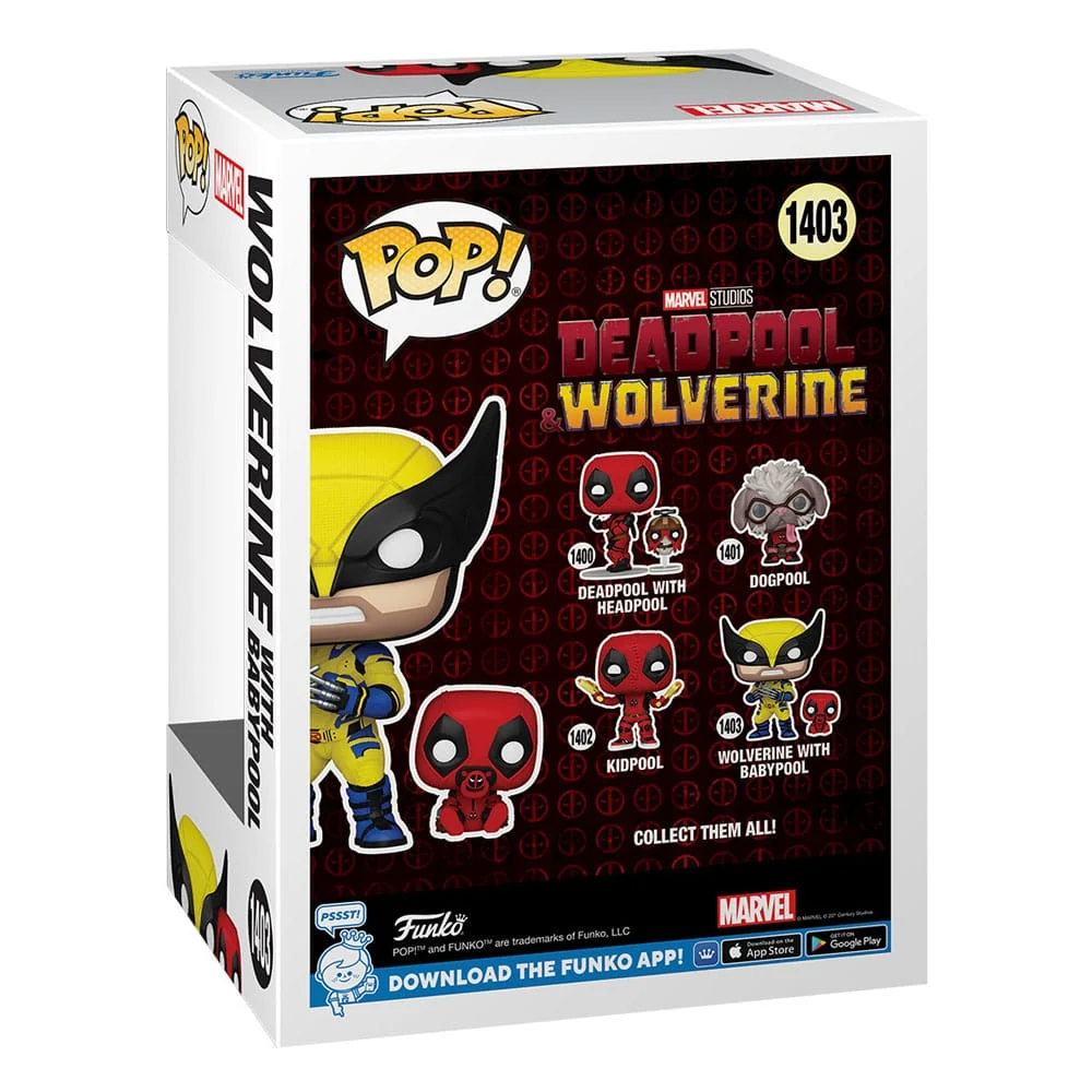 DEADPOOL 3 POP & BUDDY! VINYL FIGURE WOLVERINE W/ BABYPOOL 9 CM P038935 - Image 3
