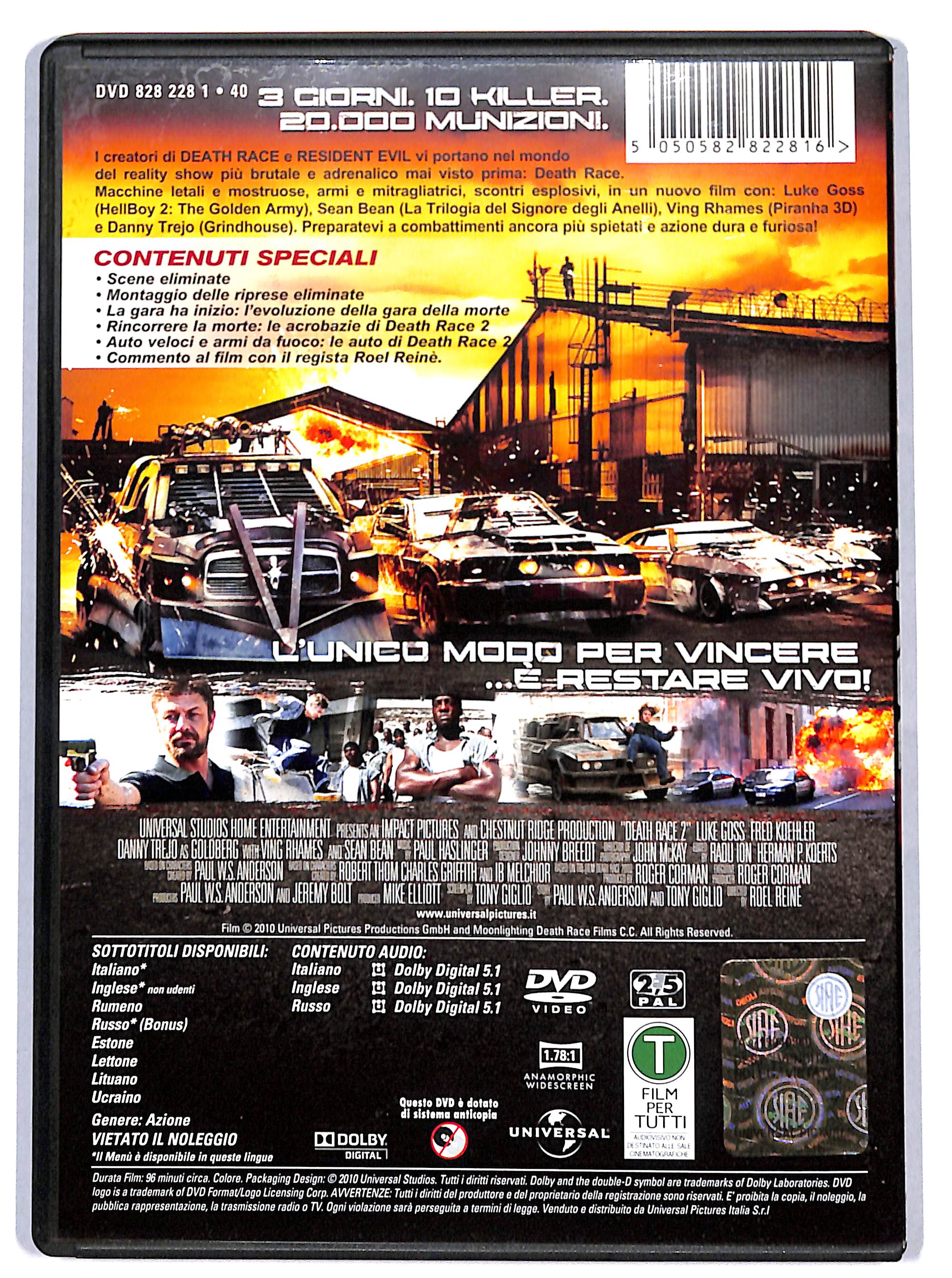 EBOND death race 2 DVD DB724858 - Image 2