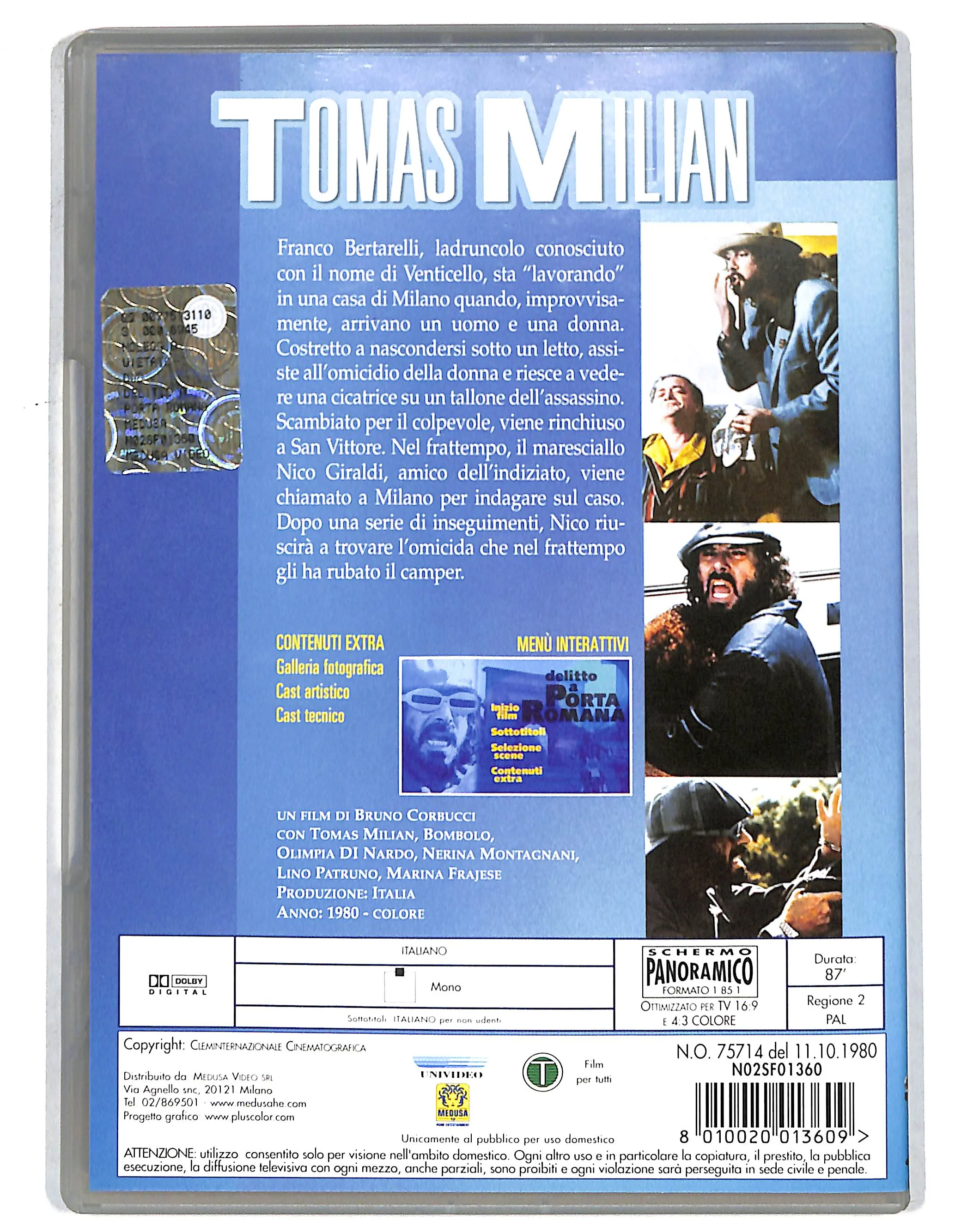 EBOND delitto a porta romana NOLEGGIO DVD DB754758 - Image 2
