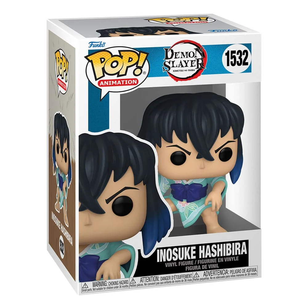 DEMON SLAYER: KIMETSU NO YAIBA POP! ANIMATION FIGURE INOSUKE(KIMONO) 9 CM P038061 - Image 2