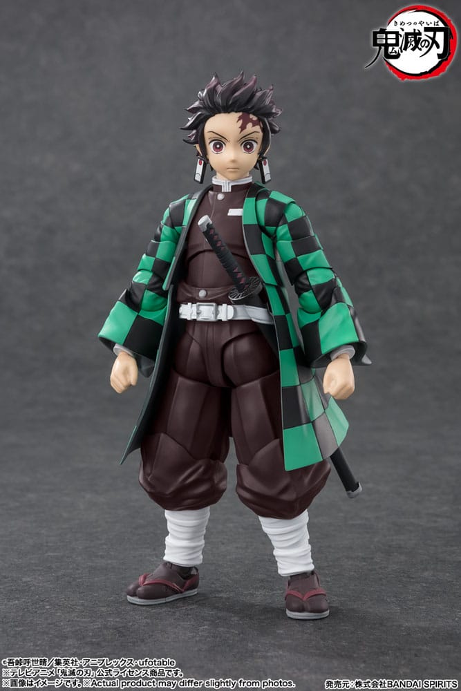 DEMON SLAYER: KIMETSU NO YAIBA S.H. FIGUARTS ACTION FIGURE TANJIRO KAMADO 14 CM P034296 - Image 5