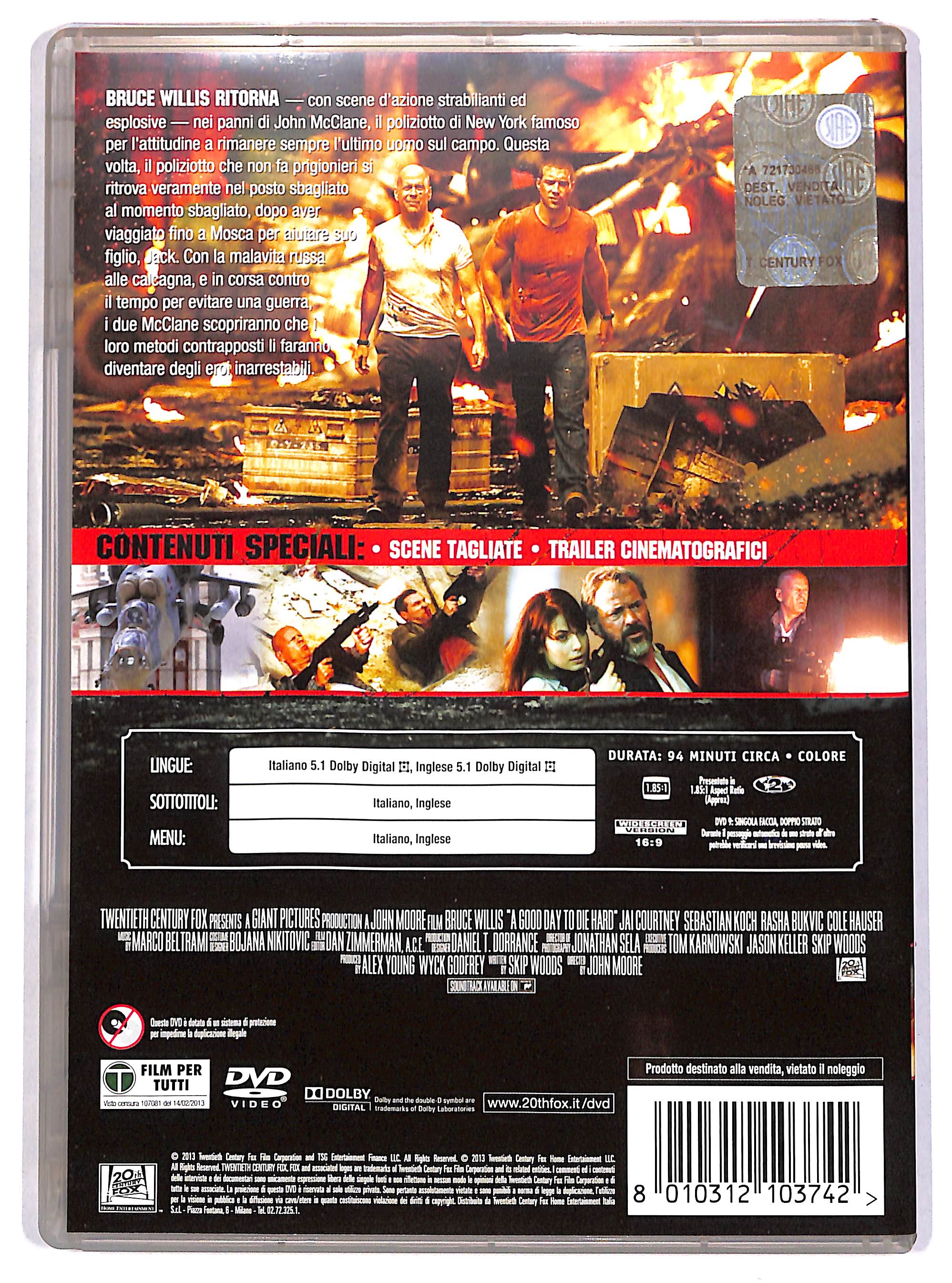 EBOND Die Hard - Un buon giorno per morire NOLEGGIO DVD DB720849 - Image 2
