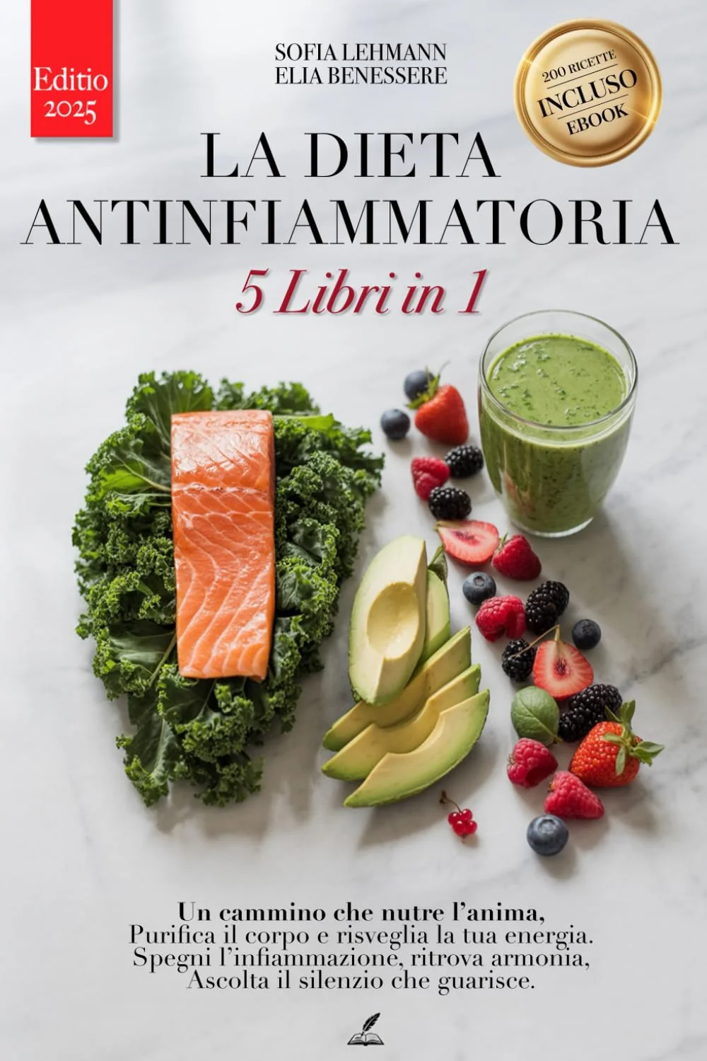 Dieta Antinfiammatoria. 5 Libri In 1(la) - Benessere Elia