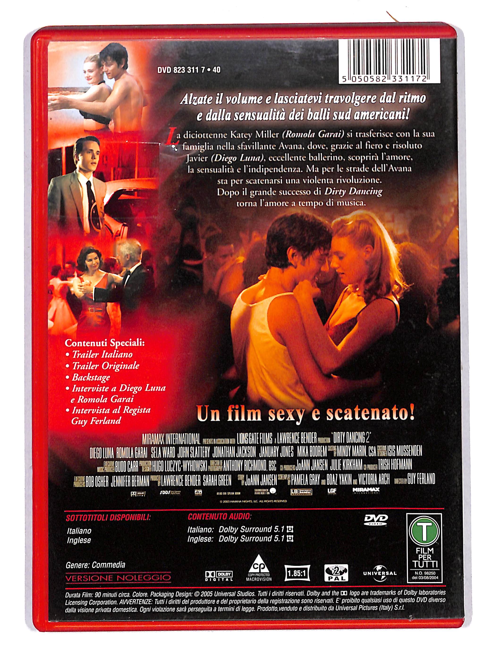 EBOND Dirty Dancing 2 NOLEGGIO DVD DB756835 - Image 2