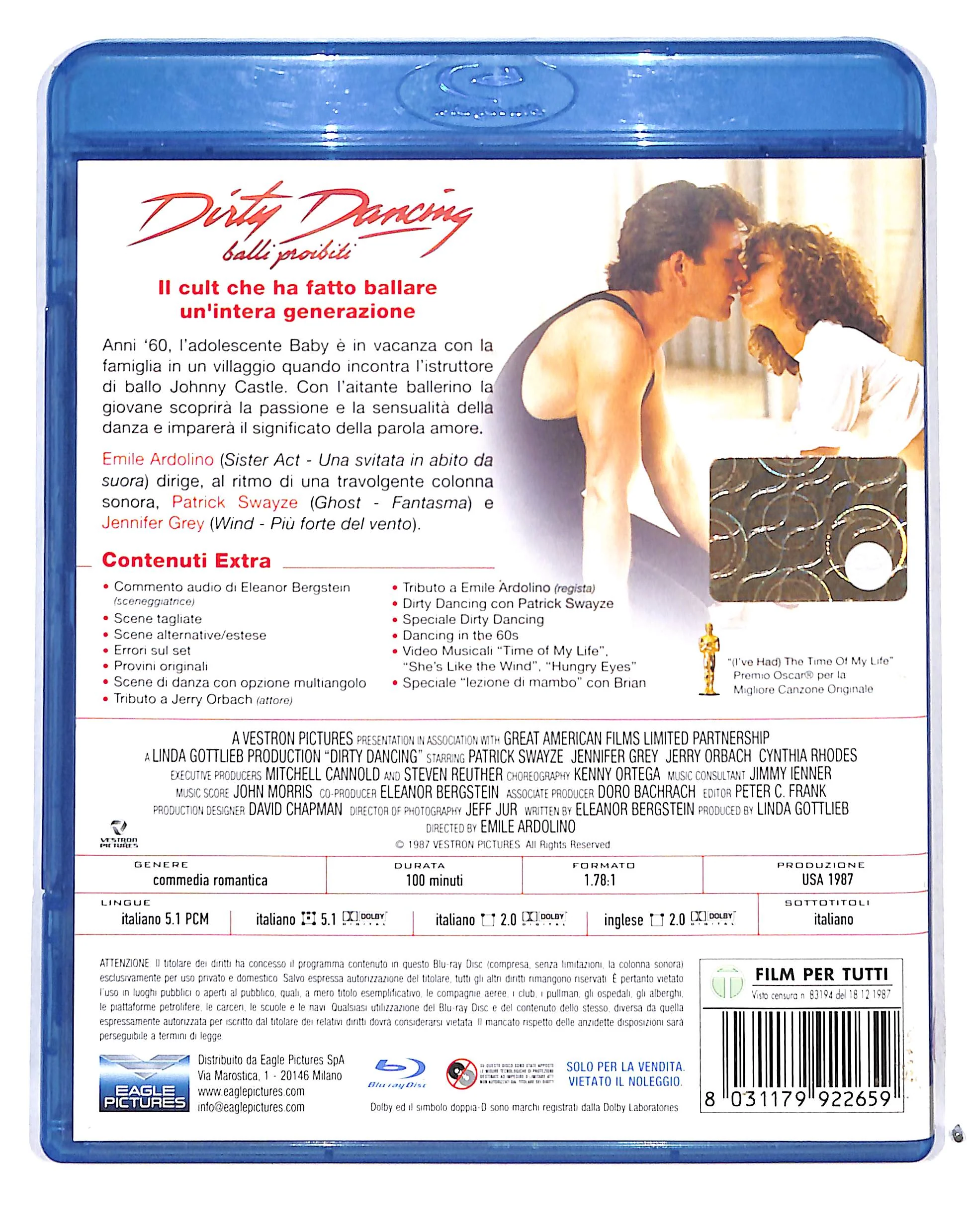 EBOND Dirty Dancing (Balli proibiti) BLURAY DB691173 - Image 2