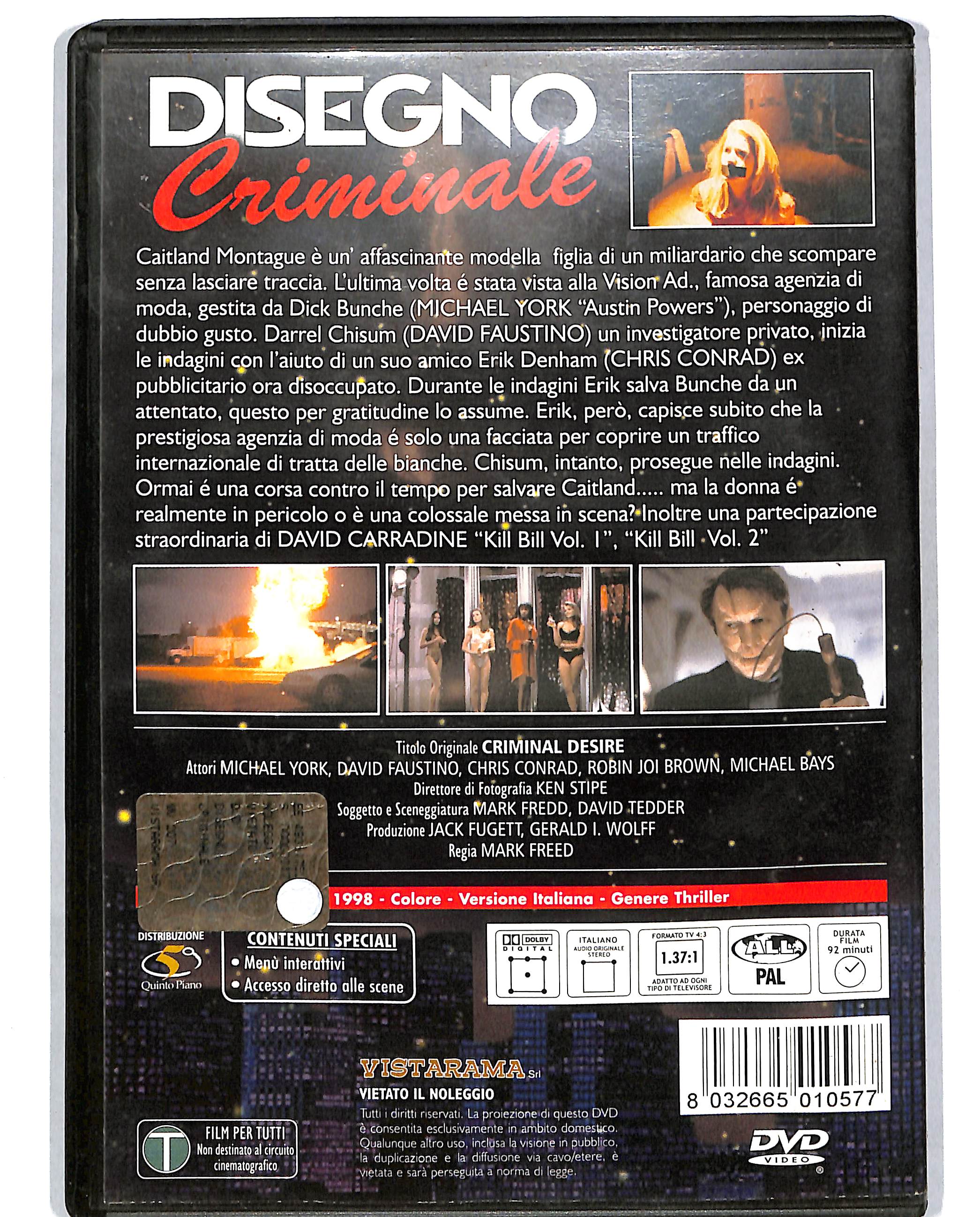 EBOND Disegno Criminale DVD DB712413 - Image 2