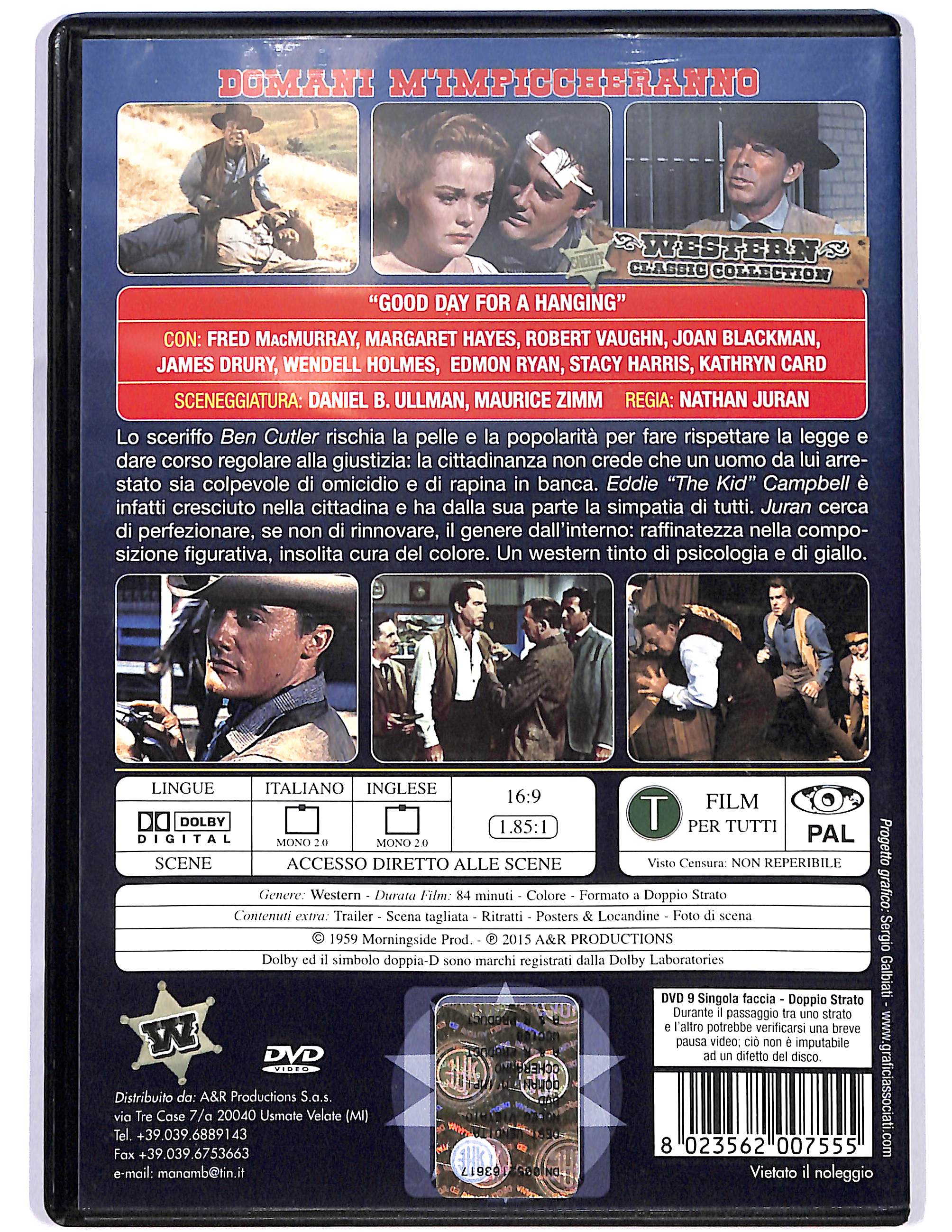 EBOND Domani m'impiccheranno DVD DB750932 - Image 2