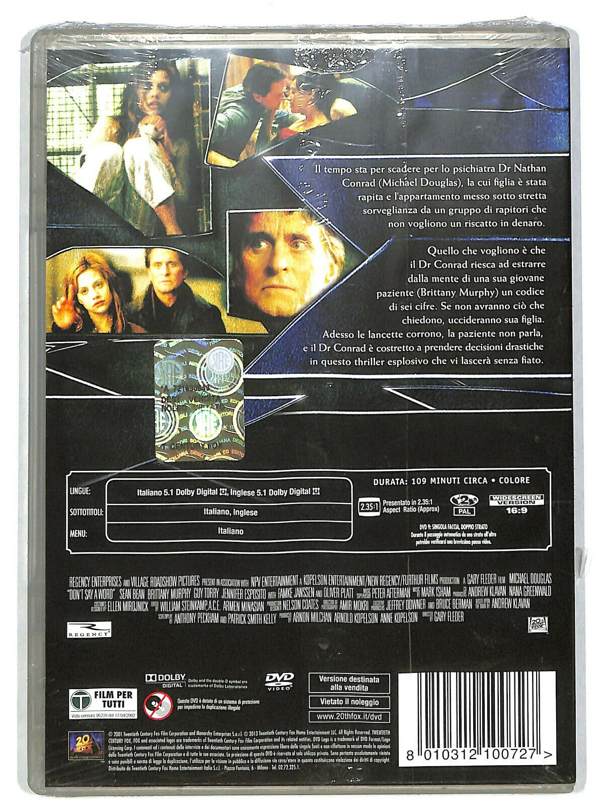 EBOND Don't Say a Word DVD DB712306 - Image 2