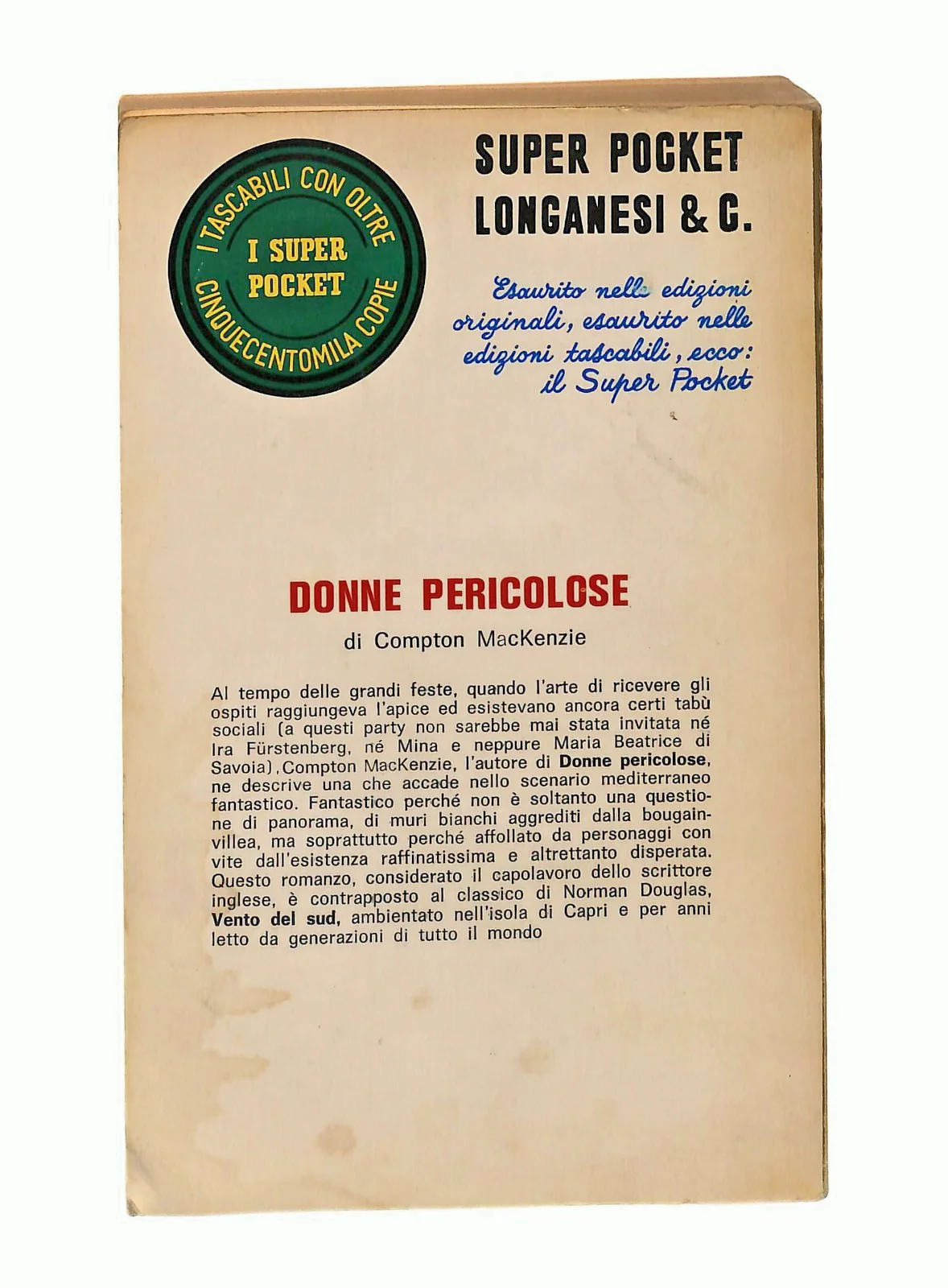 EBOND Donne Pericolose Compton Mackenzie Longanesi & C 1969 Libro LI048086 - Image 2