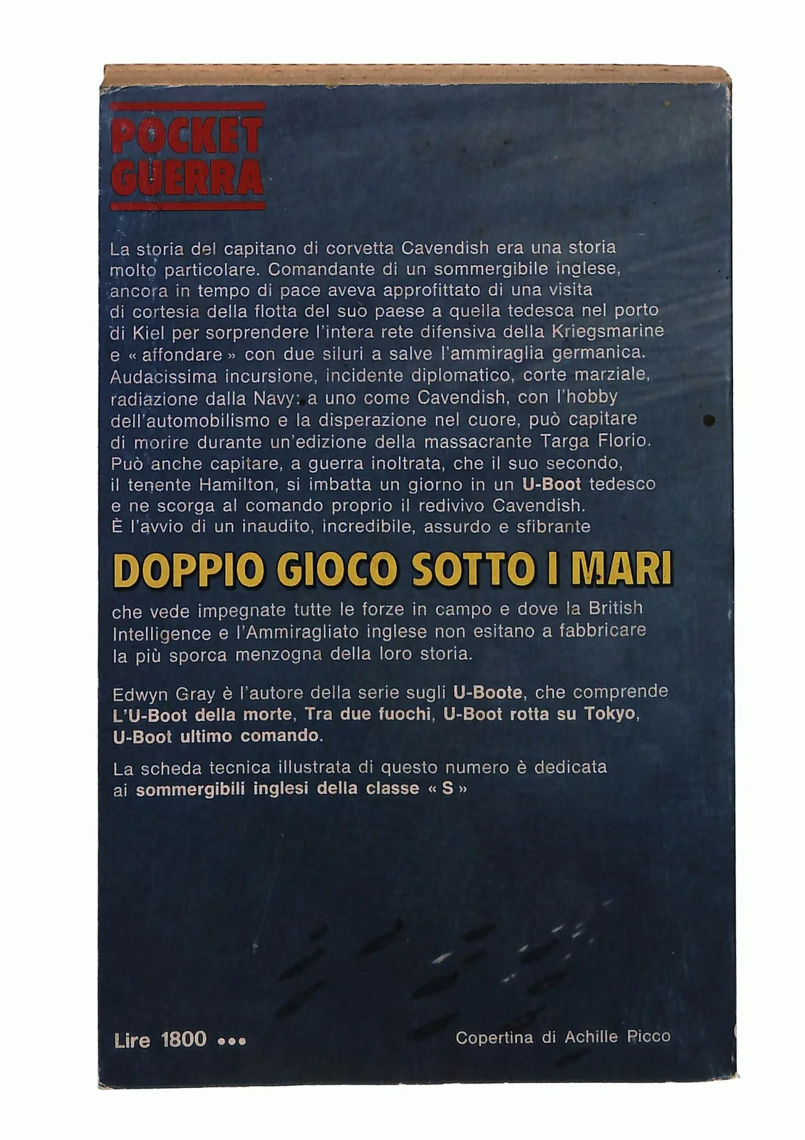 EBOND Doppio Gioco Sotto i Mari Edwyn Gray Longanesi & C 1978 Libro LI048566 - Image 2