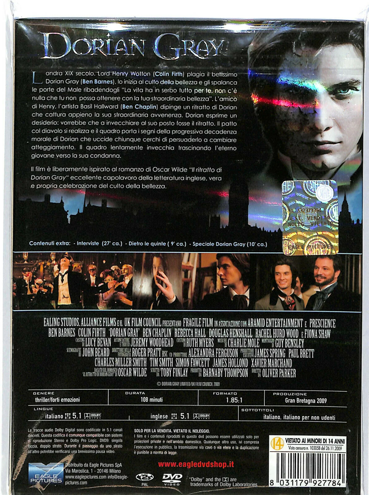 EBOND Dorian Gray (film) DVD DB690140 - Image 2
