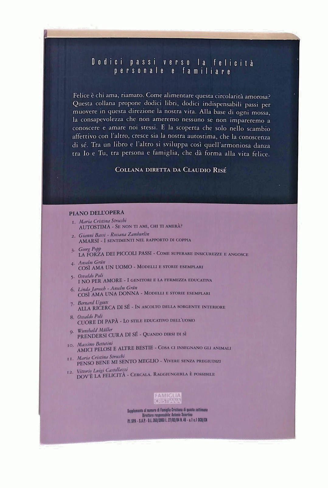 EBOND Dov e La Felicita Vittorio Luigi Castellazzi San Paolo 2007 Libro LI047609 - Image 2