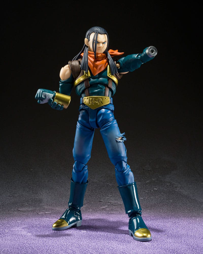 DRAGON BALL GT S.H.FIGUARTS ACTION FIGURE SUPER ANDROID 17 20 CM P034315 - Image 3