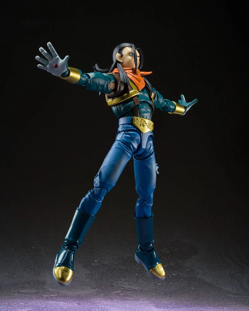 DRAGON BALL GT S.H.FIGUARTS ACTION FIGURE SUPER ANDROID 17 20 CM P034315 - Image 5
