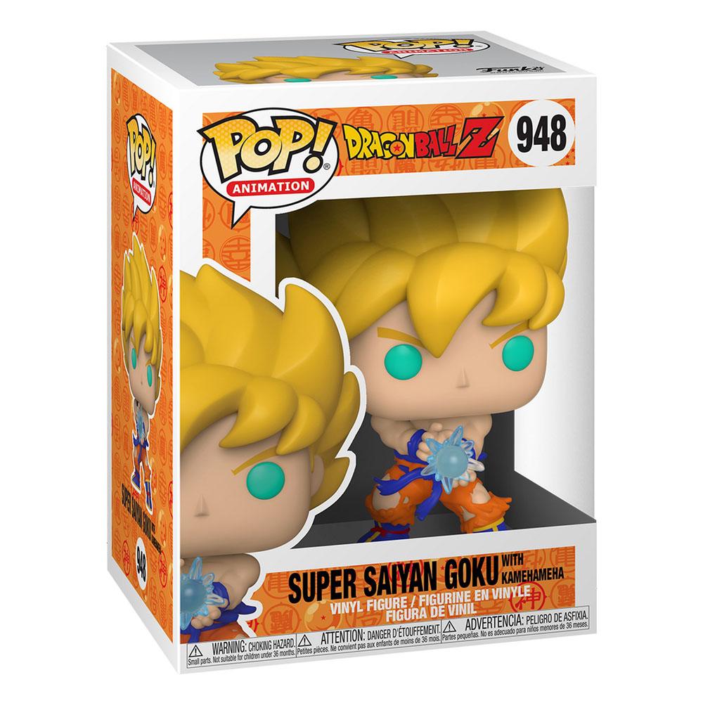 DRAGON BALL Z POP! ANIMATION VINYL FIGURE SS GOKU W/ KAMEHAMEHA WAVE 9 CM P037288 - Image 2