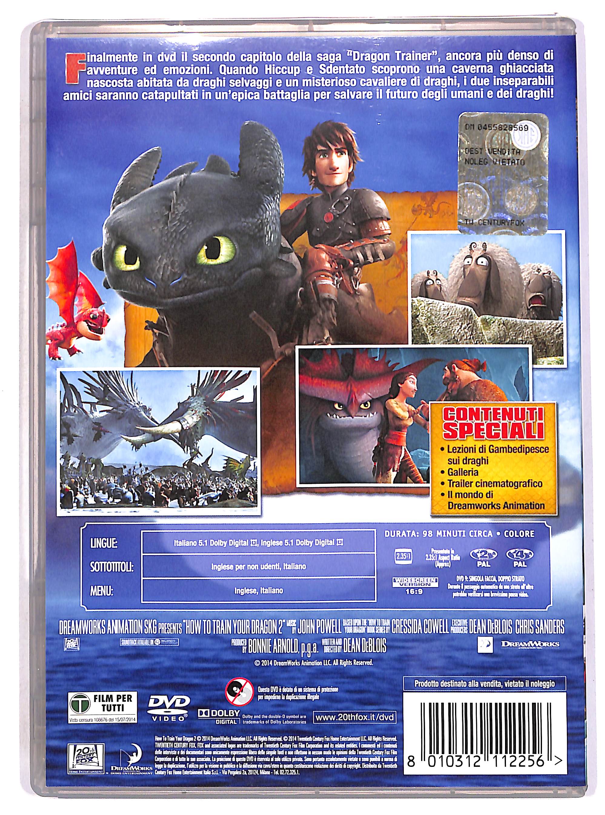 EBOND Dragon Trainer 2 DVD DB733632 - Image 2