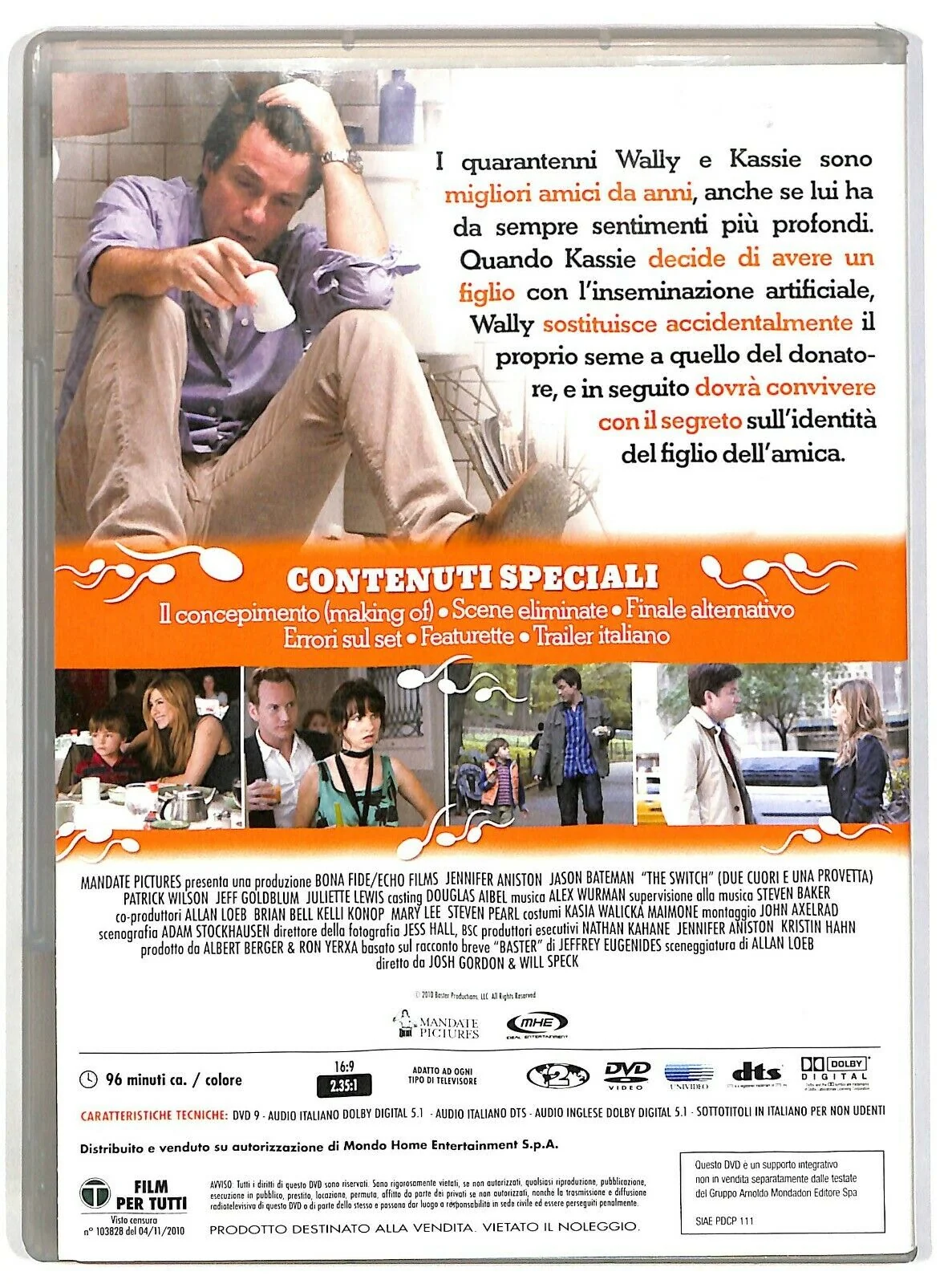 EBOND Due Cuori e Una Provetta Con Jennifer Aniston NOLEGGIO DVD DB752835 - Image 2