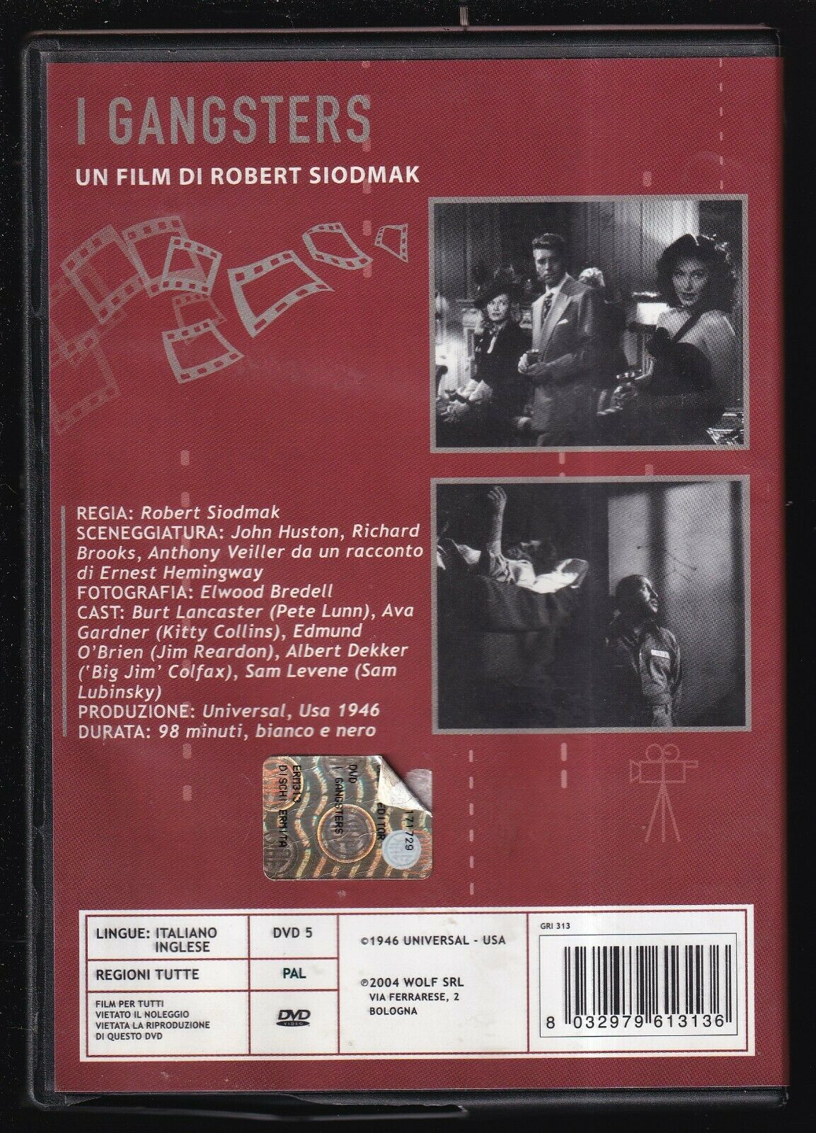 EBOND Ebondi Gangsters Editoriale DVD DB723331 - Image 2