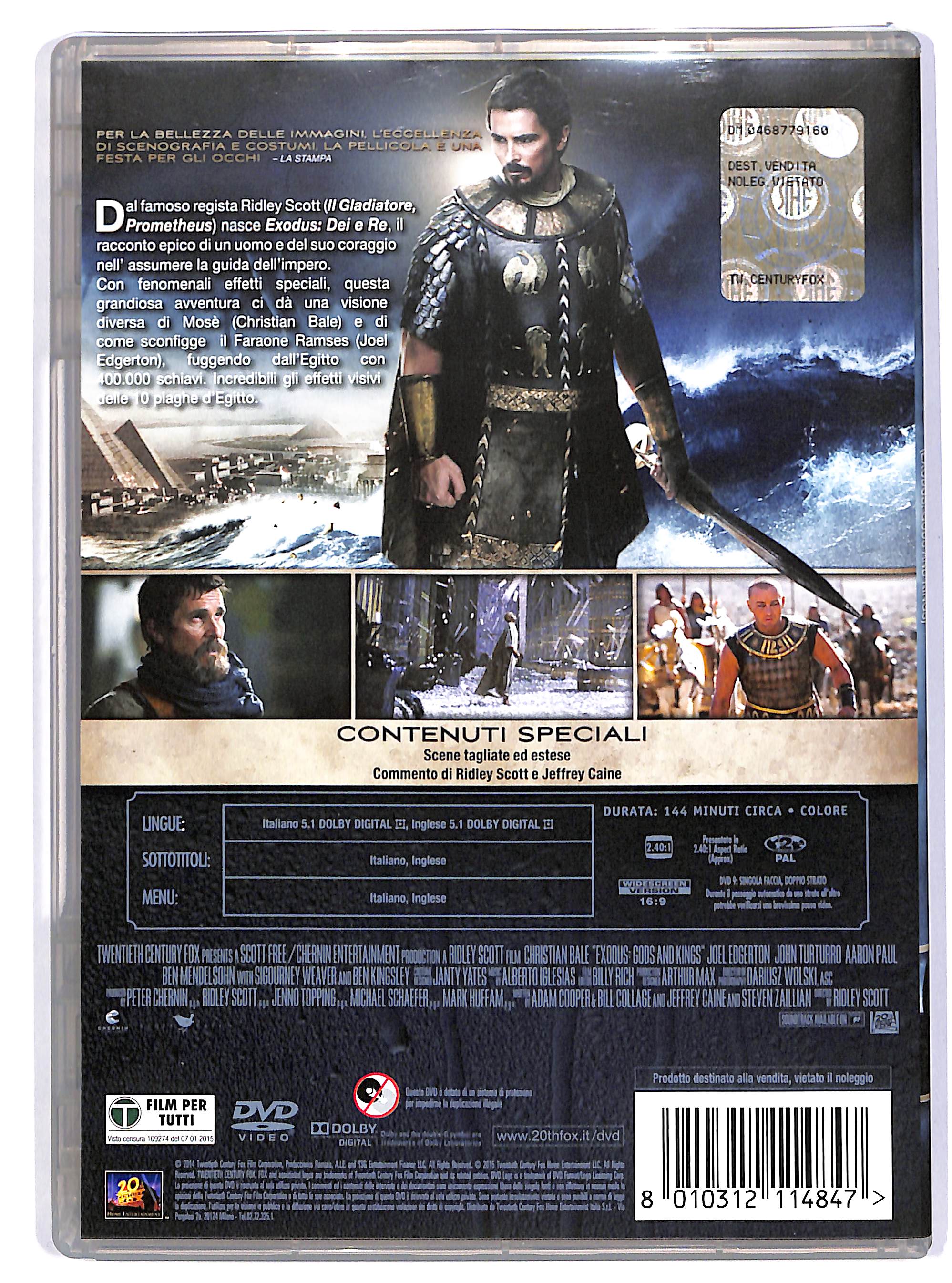 EBOND Exodus - Dei e Re NOLEGGIO DVD DB744416 - Image 2