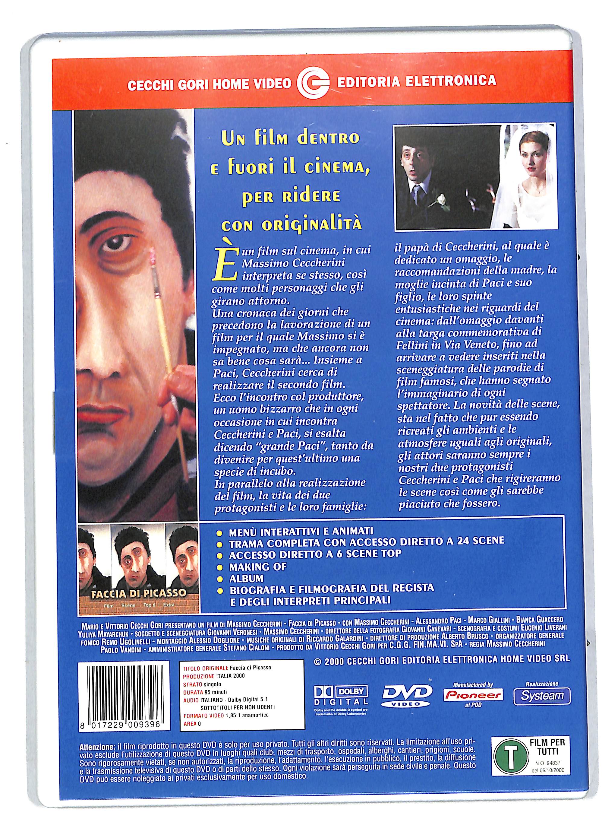 EBOND Faccia Di Picasso NOLEGGIO DVD DB755860 - Image 2
