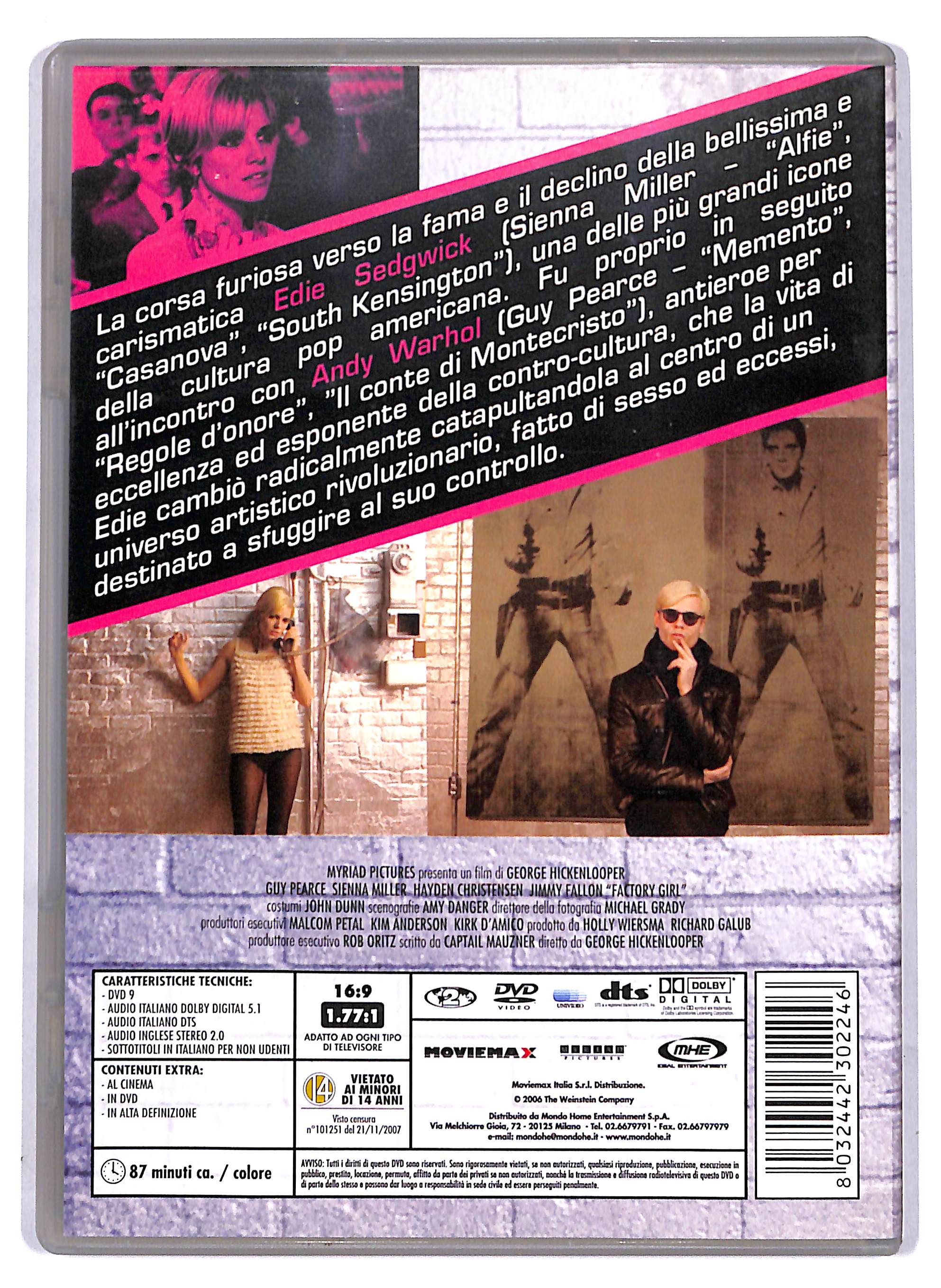 EBOND Factory girl - La storia segreta di Andy Warhol NOLEGGIO DVD DB771928 - Image 2