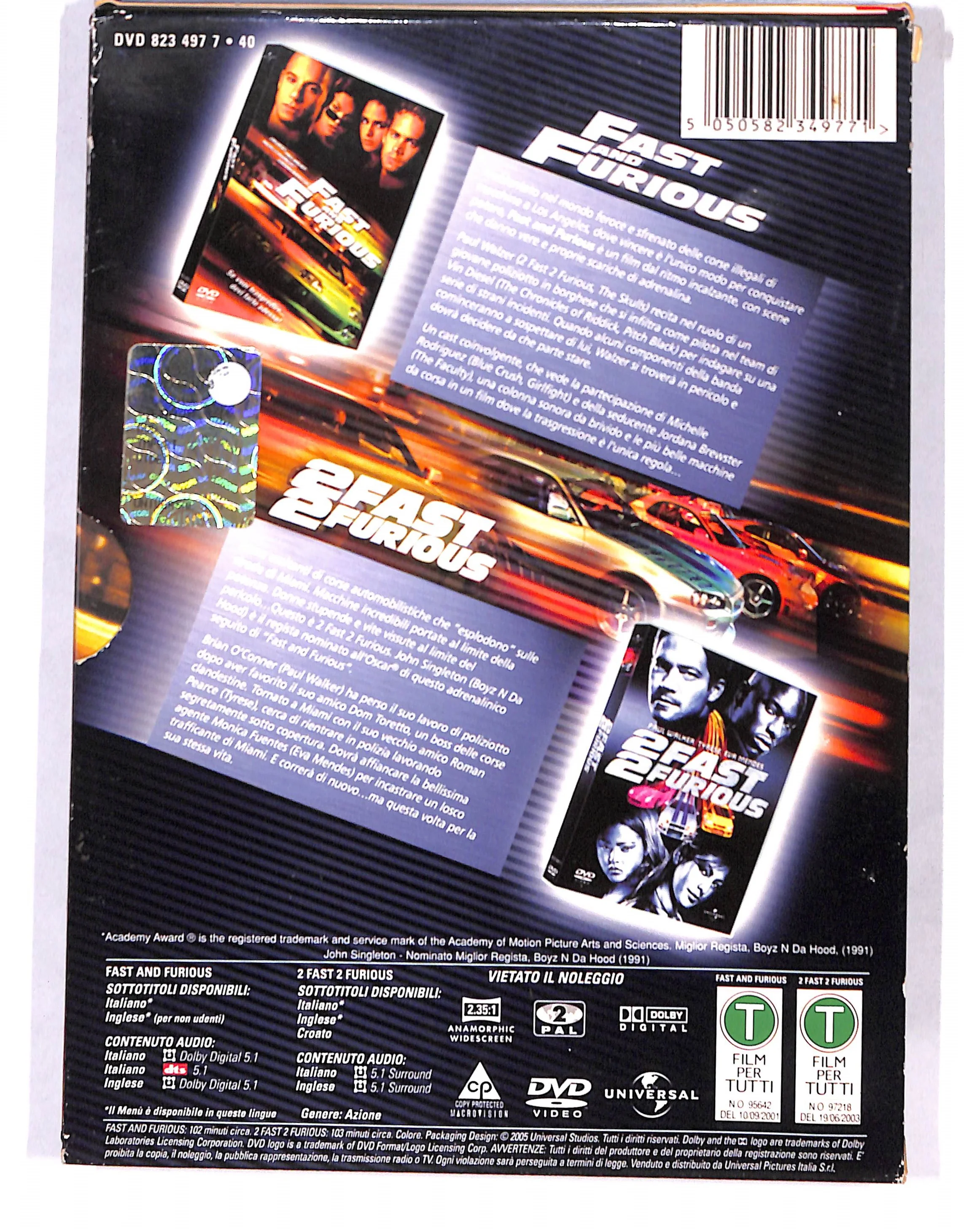 EBOND Fast and Fouris - 2fast 2furious DVD DB713609 - Image 2