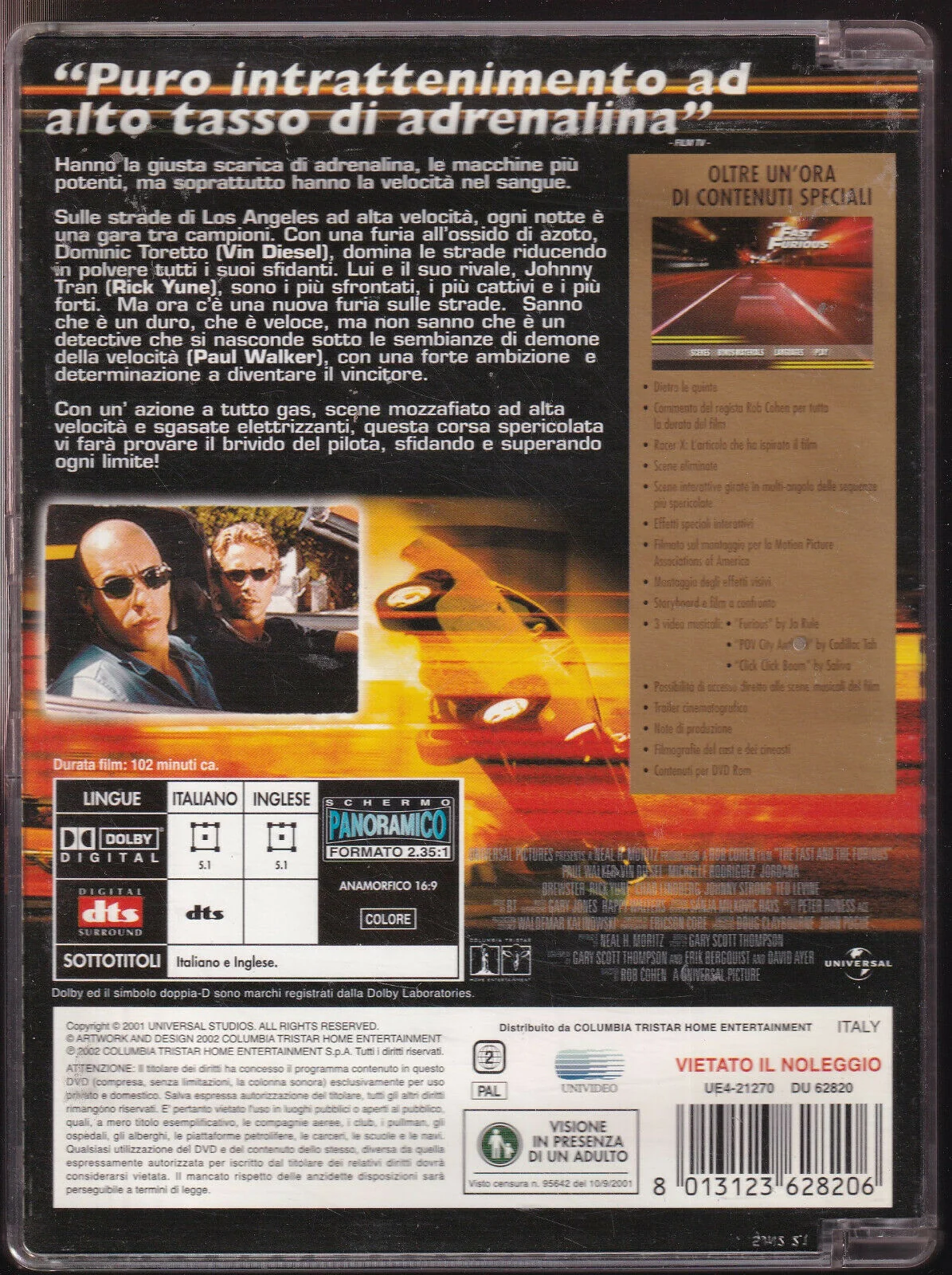 EBOND Fast And Furious DVD DB763344 - Image 2