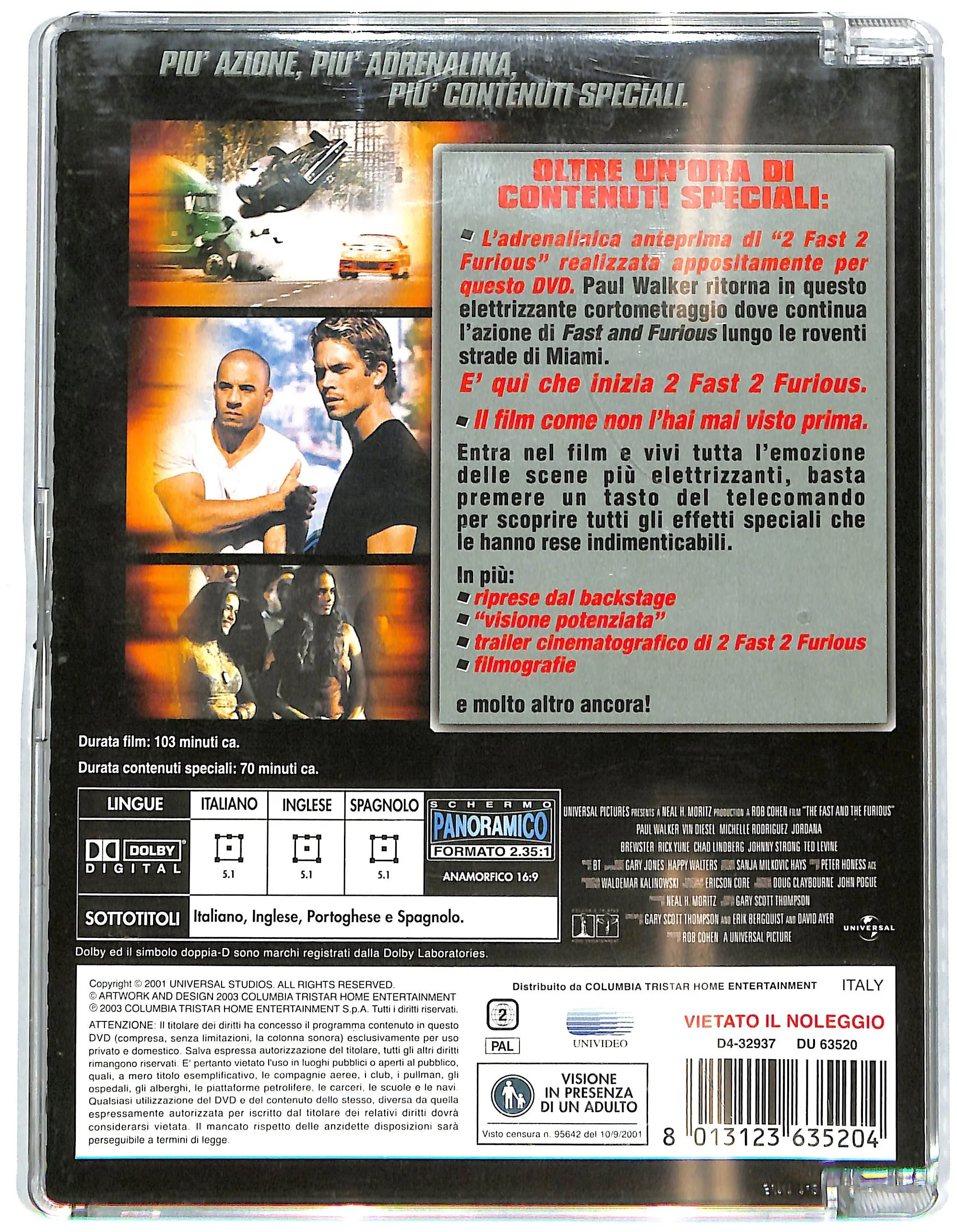 EBOND fast and furious - hot edition SJB NOLEGGIO DVD DB579036 - Image 2
