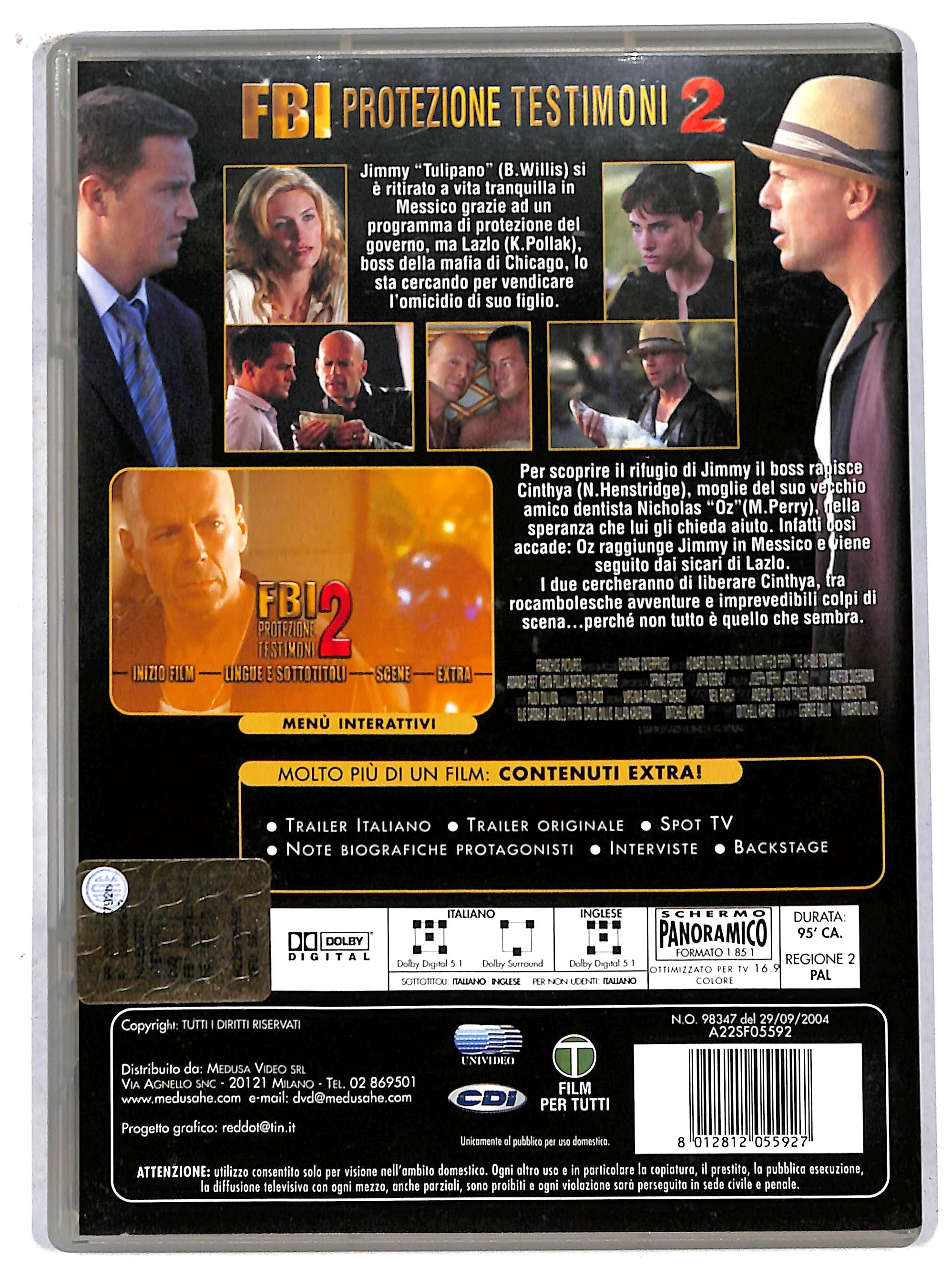 EBOND fbi: protezione testimoni 2 DVD DB709749 - Image 2