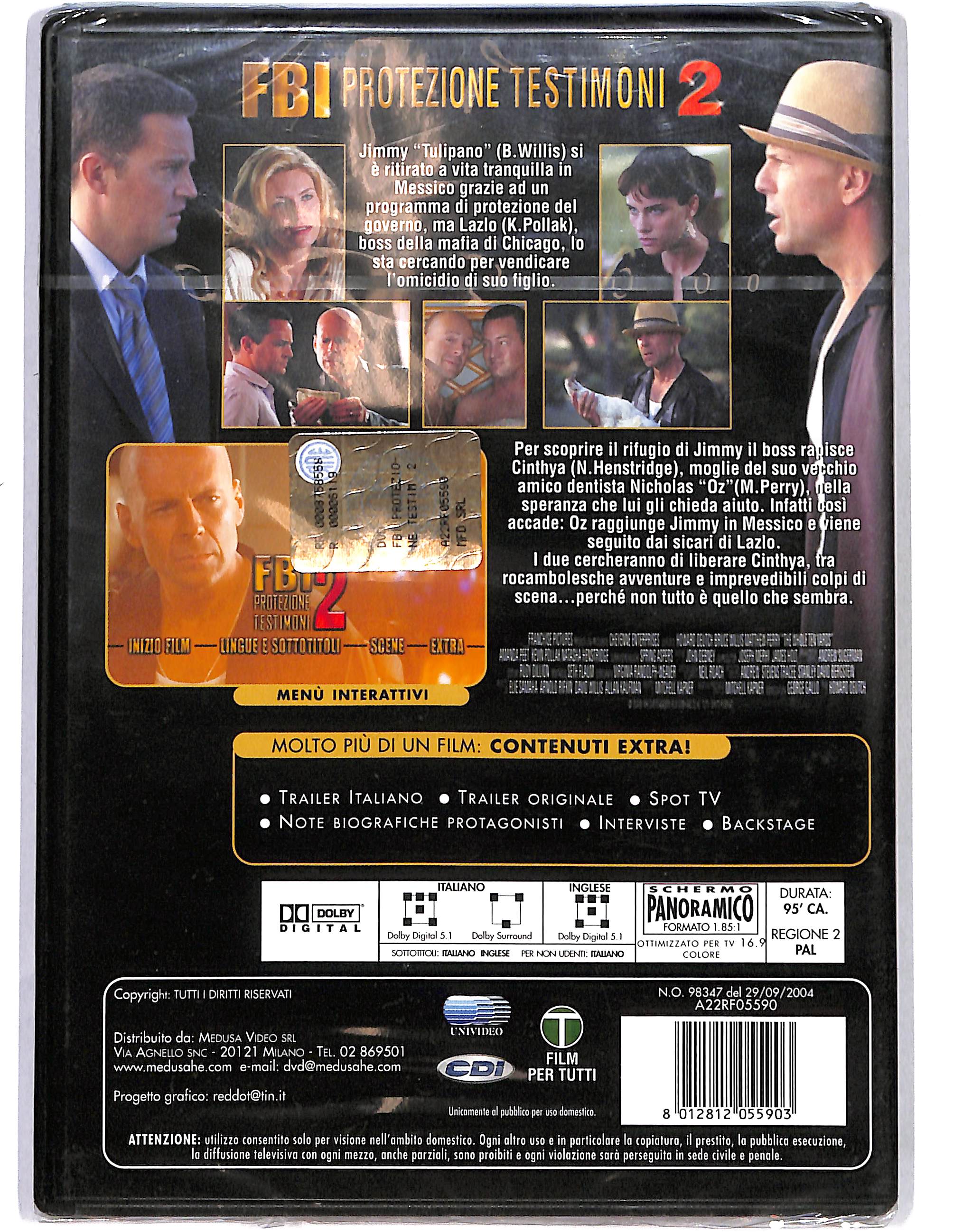 EBOND FBI PROTEZIONE TESTIMONI Noleggio DVD DB766813 - Image 2