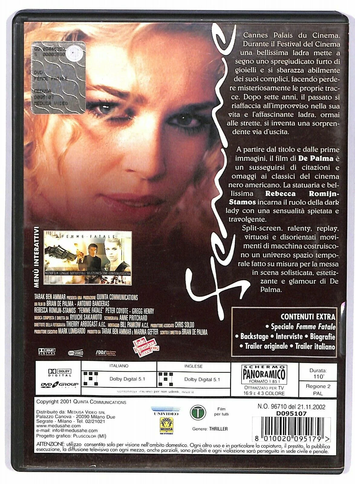 EBOND Femme Fatale Ex Noleggio DVD DB732923 - Image 2