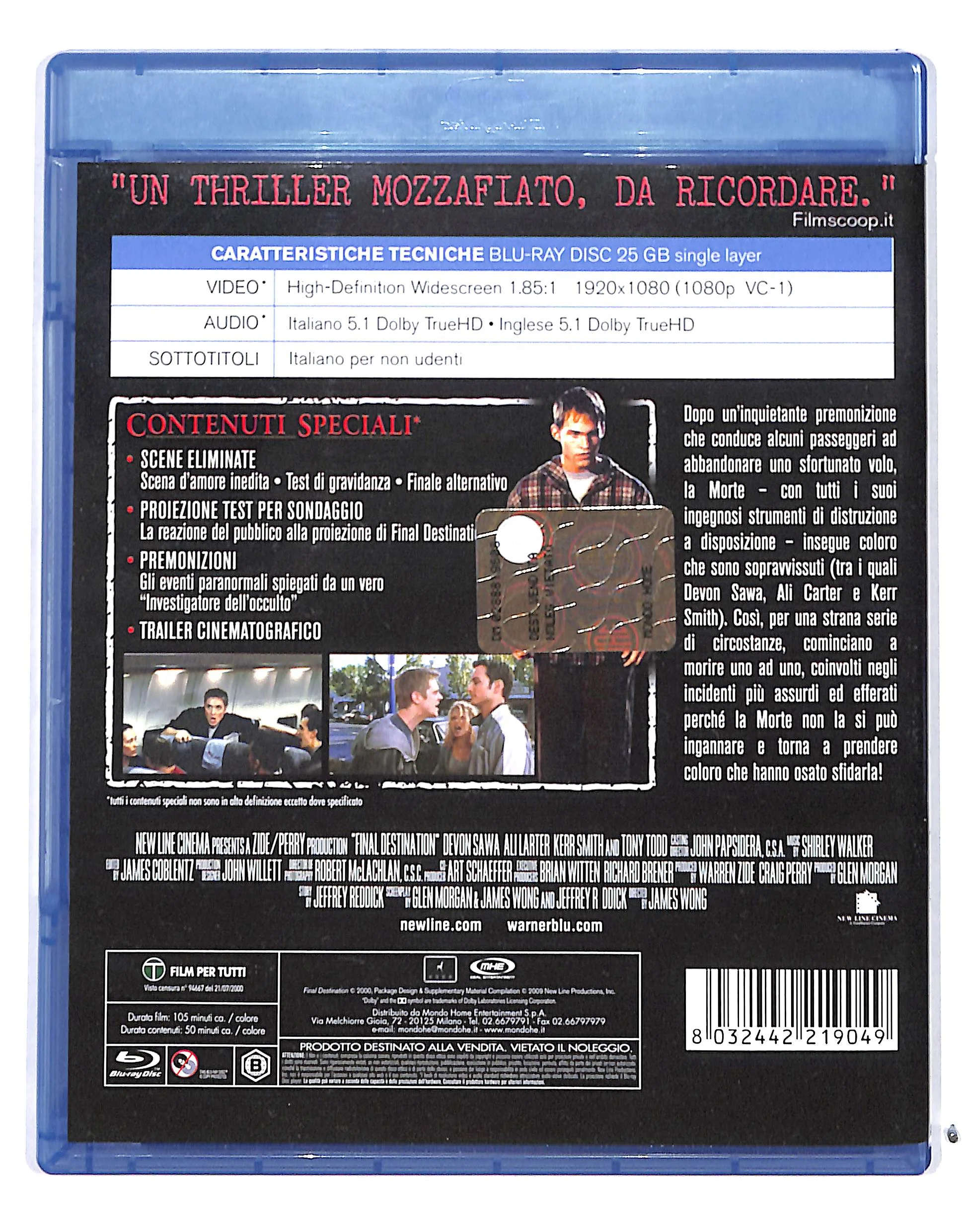 EBOND Final Destination  BLURAY BLURAY DB689268 - Image 2