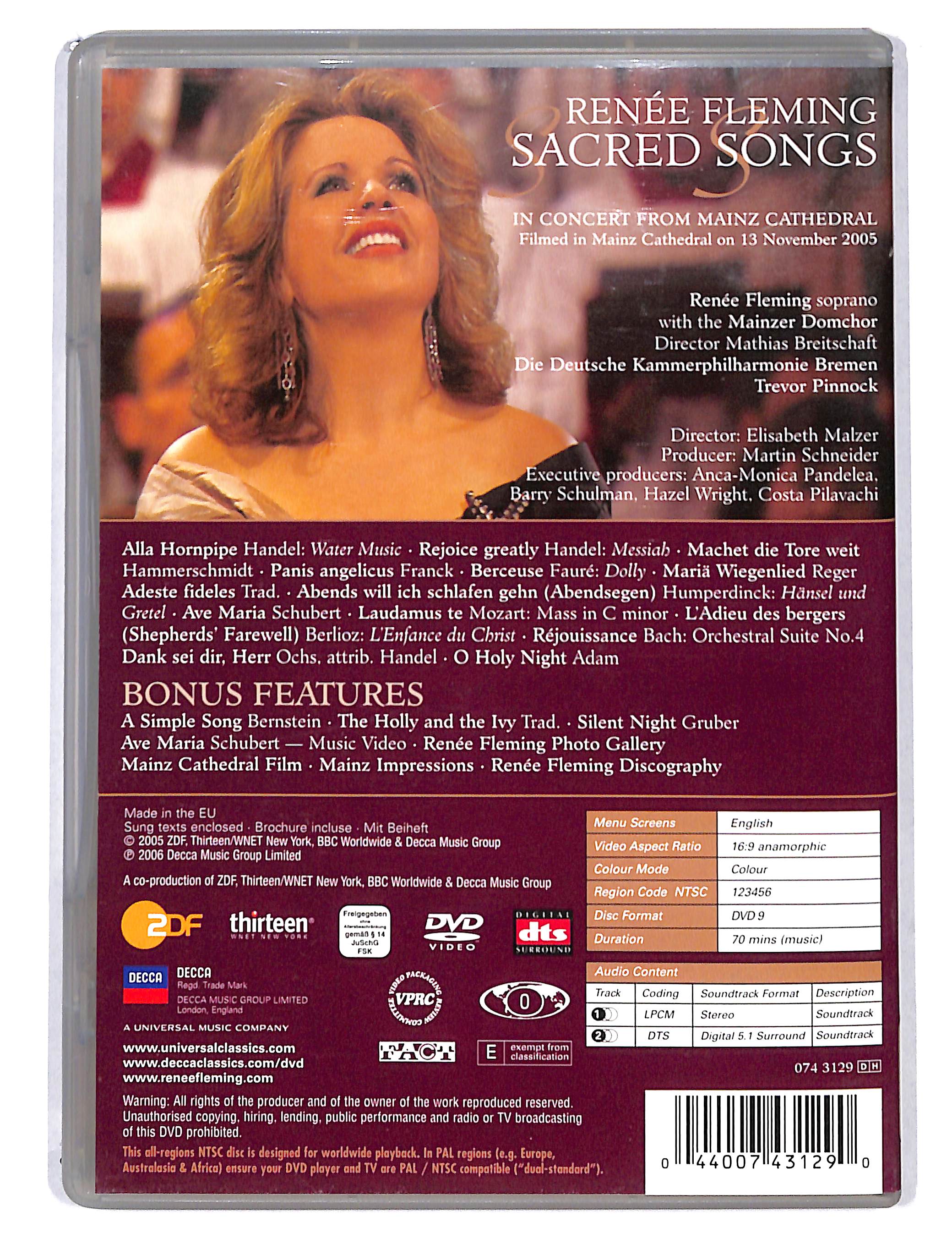 EBOND Fleming - Sacred Songs DVD DB750742 - Image 2