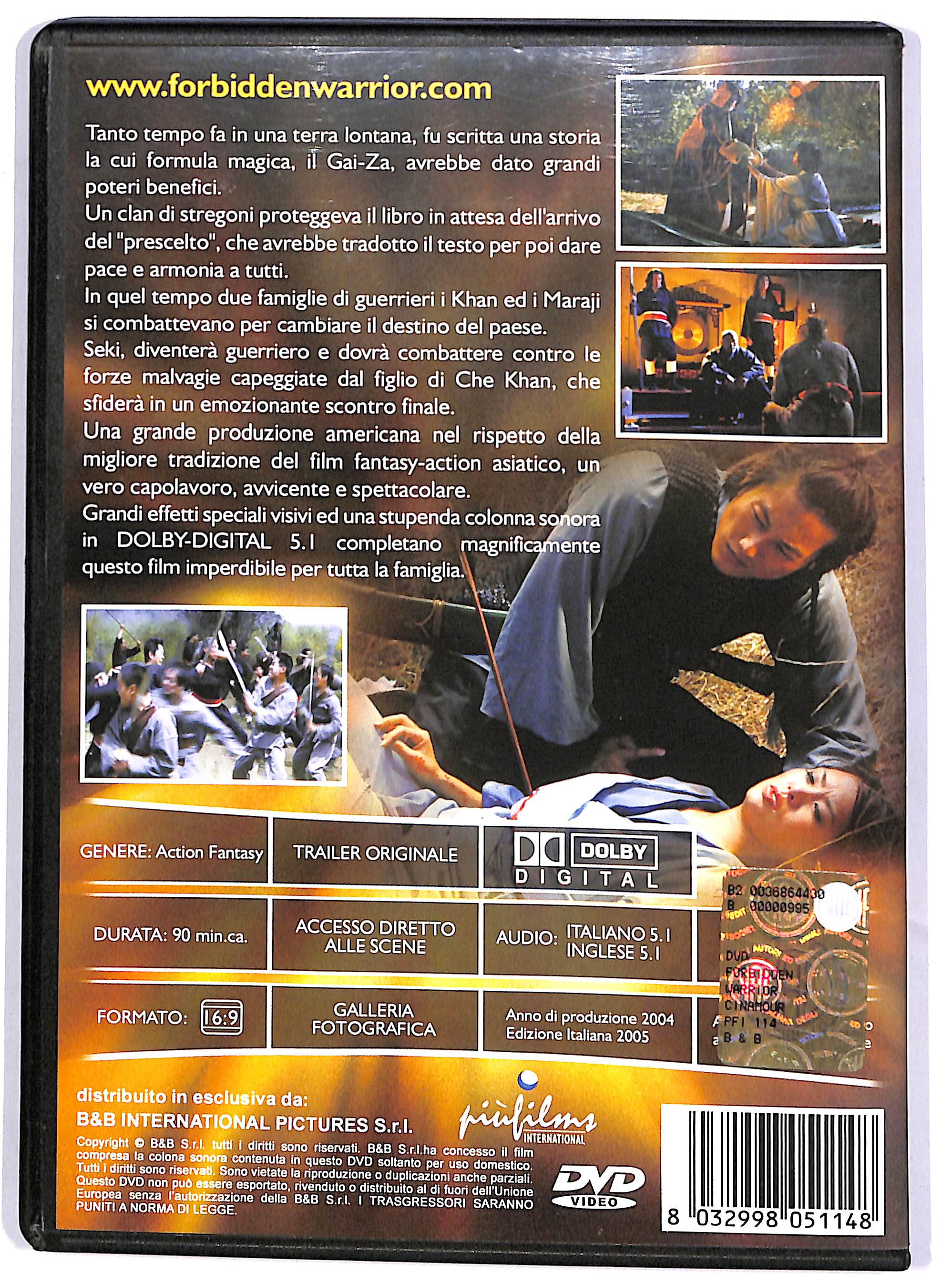 EBOND Forbidden Warrior NOLEGGIO DVD DB747314 - Image 2