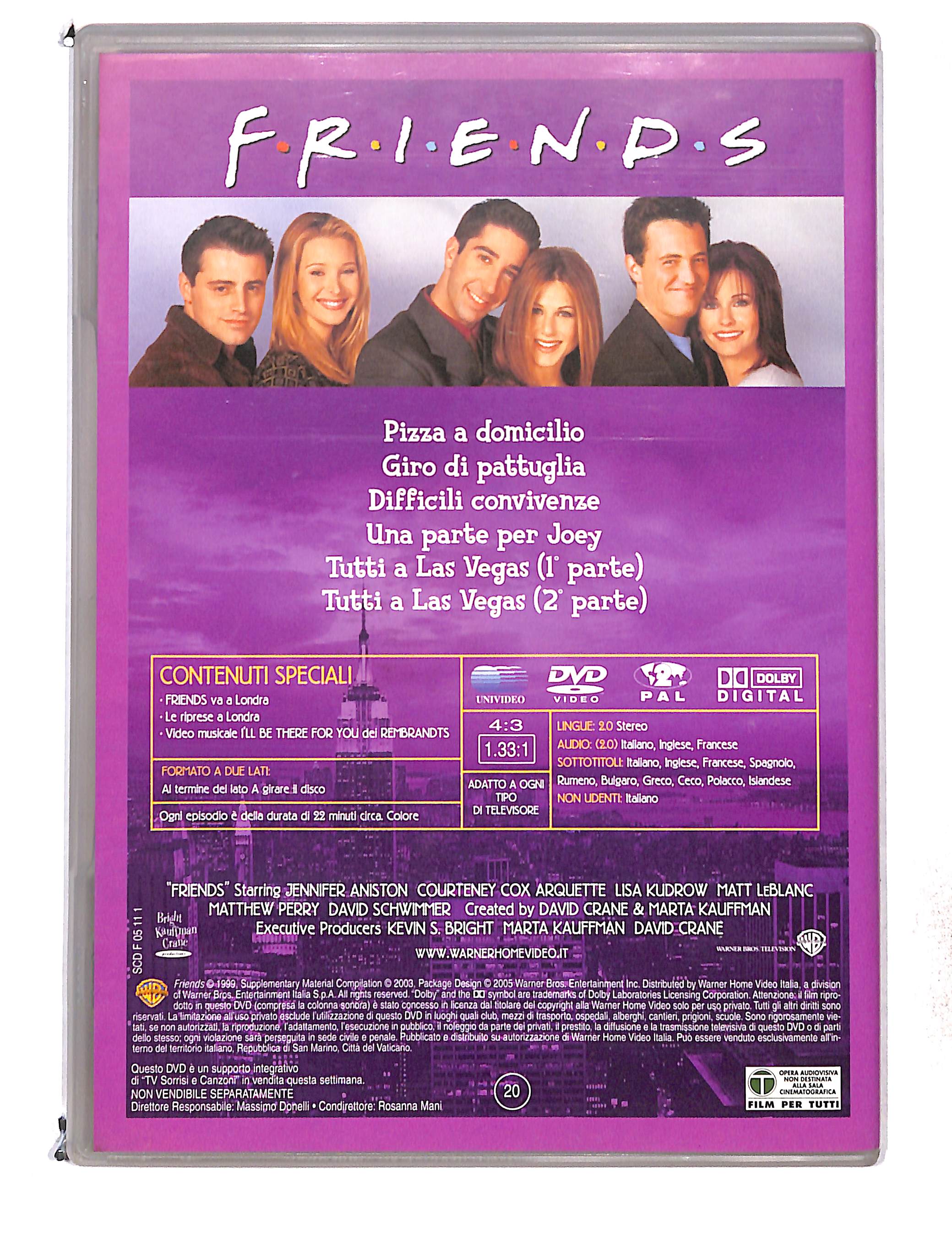 EBOND Friends stagione 5 episodi 19-24 EDITORIALE DVD DB761425 - Image 2