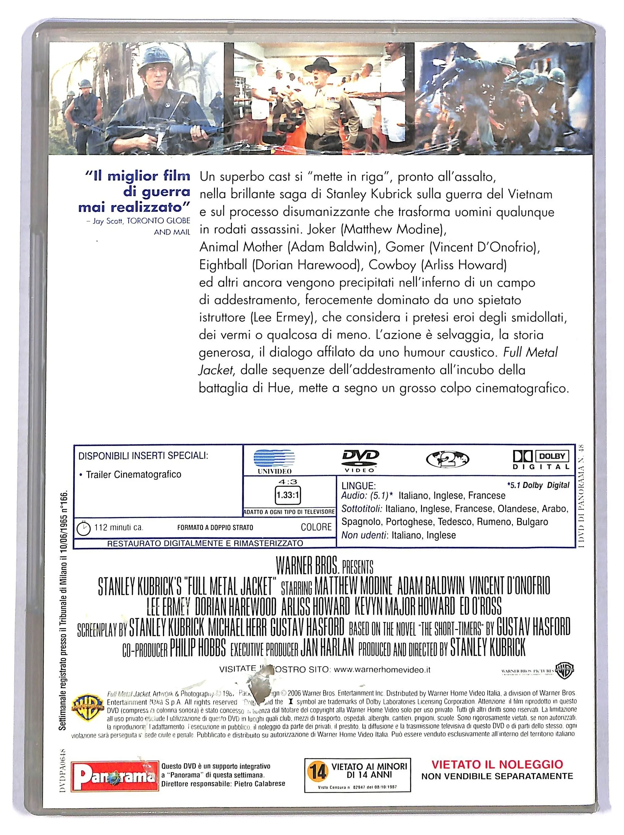 EBOND Full Metal Jacket EDITORIALE DVD DB764437 - Image 2