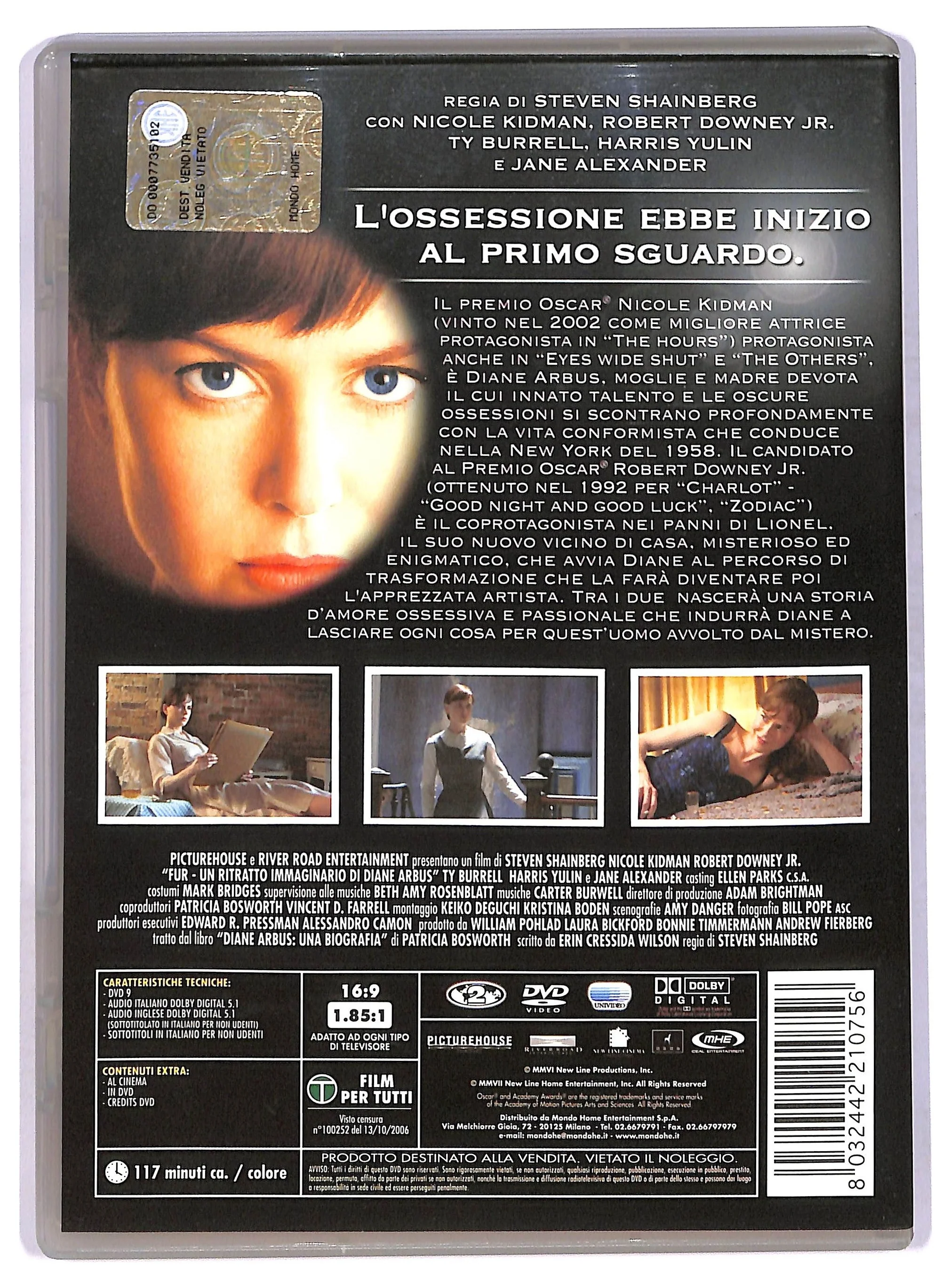 EBOND Fur - Un ritratto immaginario di Diane Arbus NOLEGGIO DVD DB747655 - Image 2