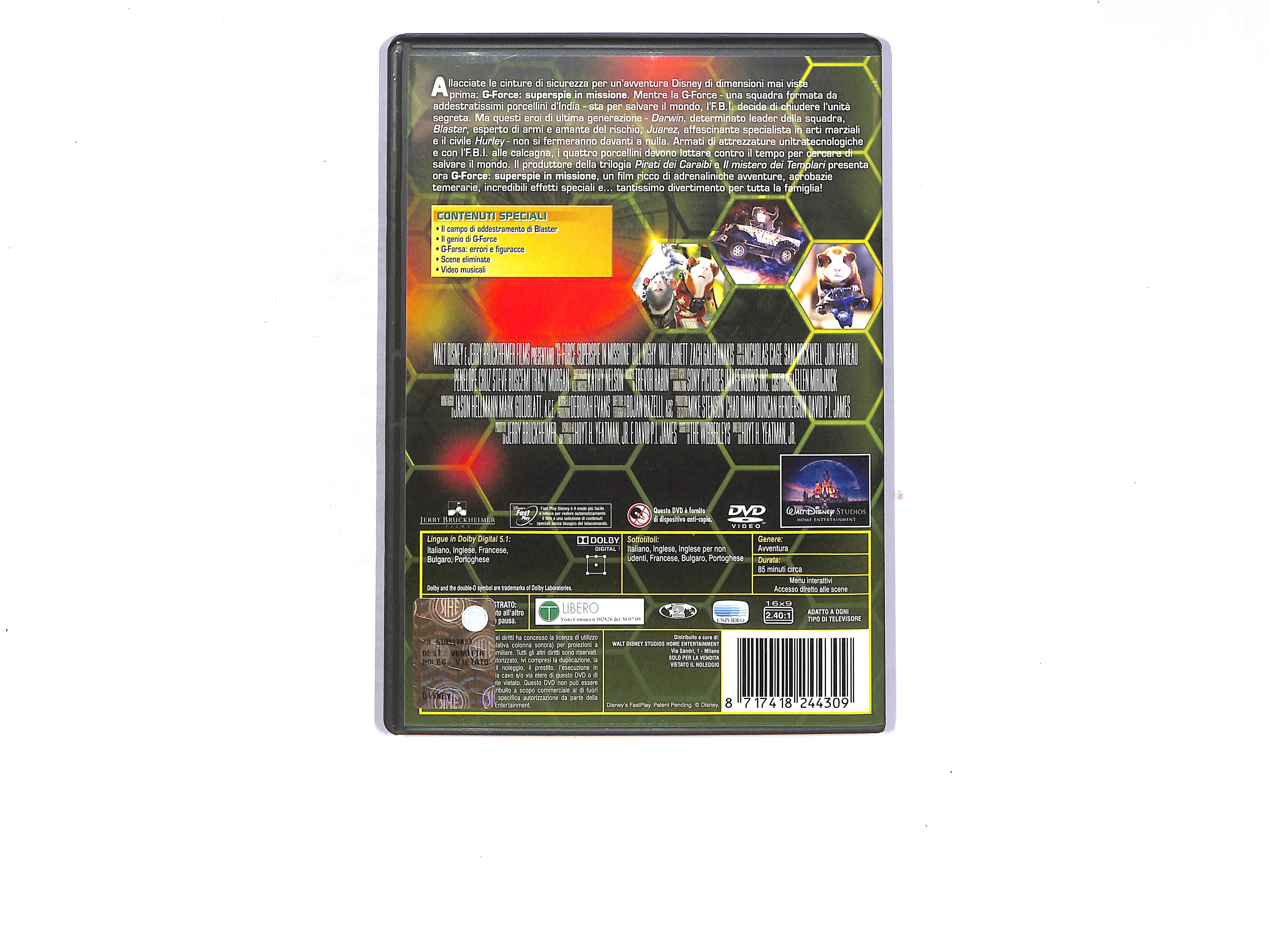 EBOND G-Force - Superspie in missione NOLEGGIO DVD DB749160 - Image 2