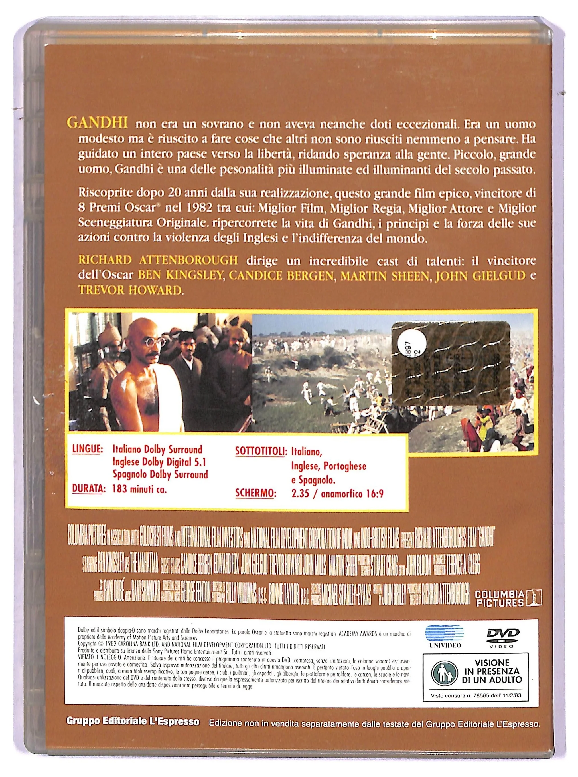 EBOND Gandhi EDITORIALE DVD DB764436 - Image 2