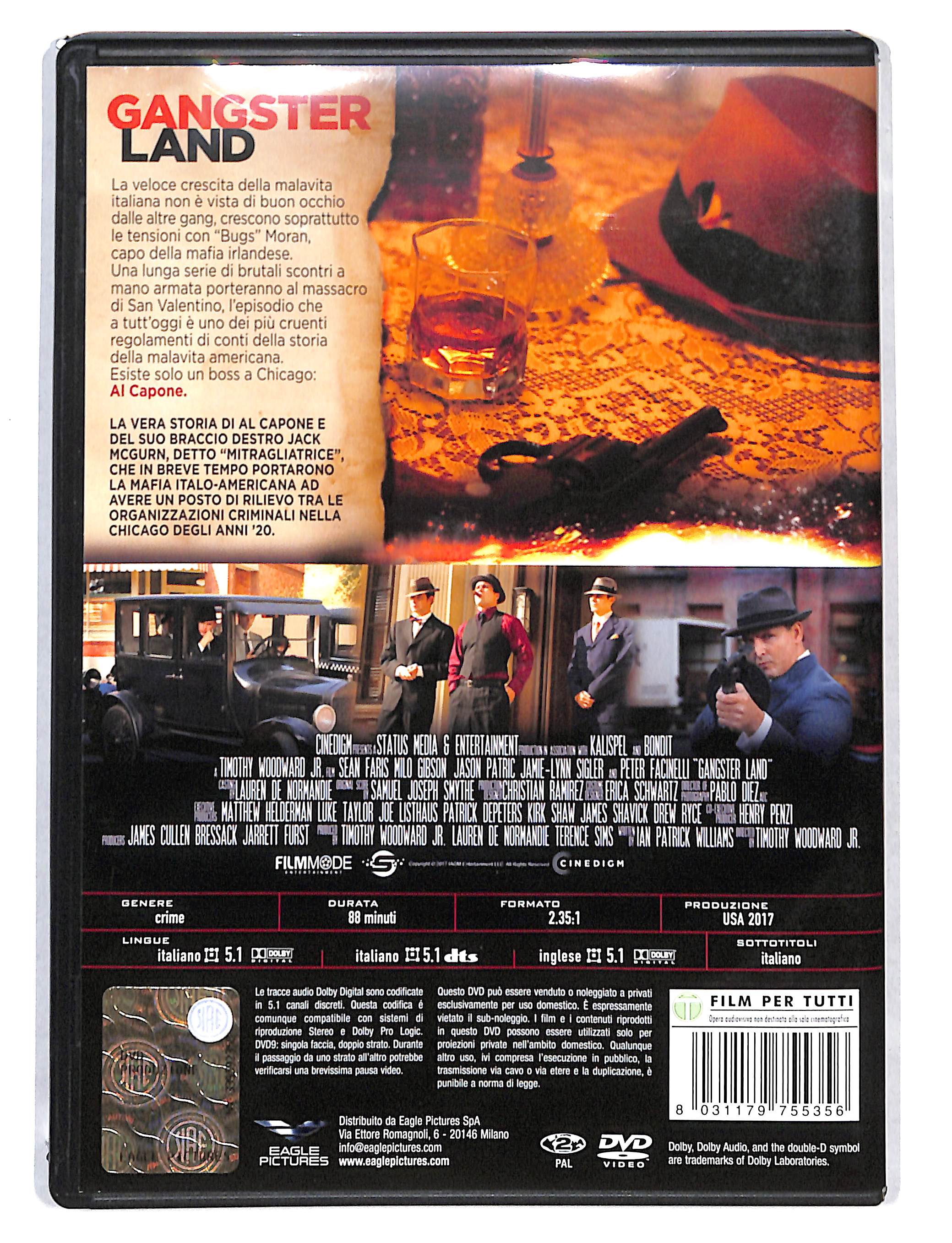 EBOND Gangster Land DVD DB723802 - Image 2